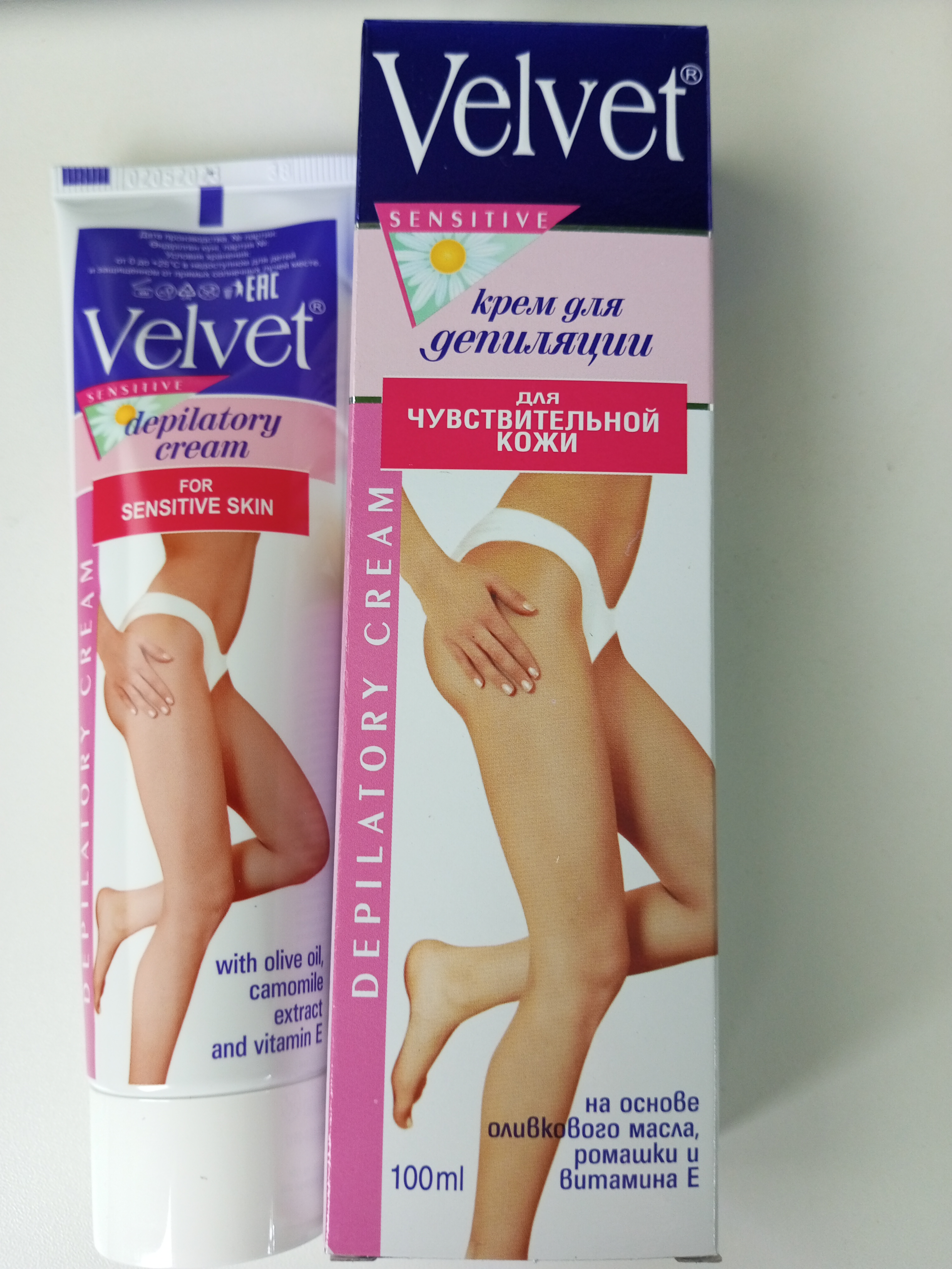 Крем для депиляции Velvet для чувствительной кожи 100 мл - отзывы покупателей на Мегамаркет