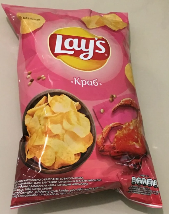 Чипсы lay's краб