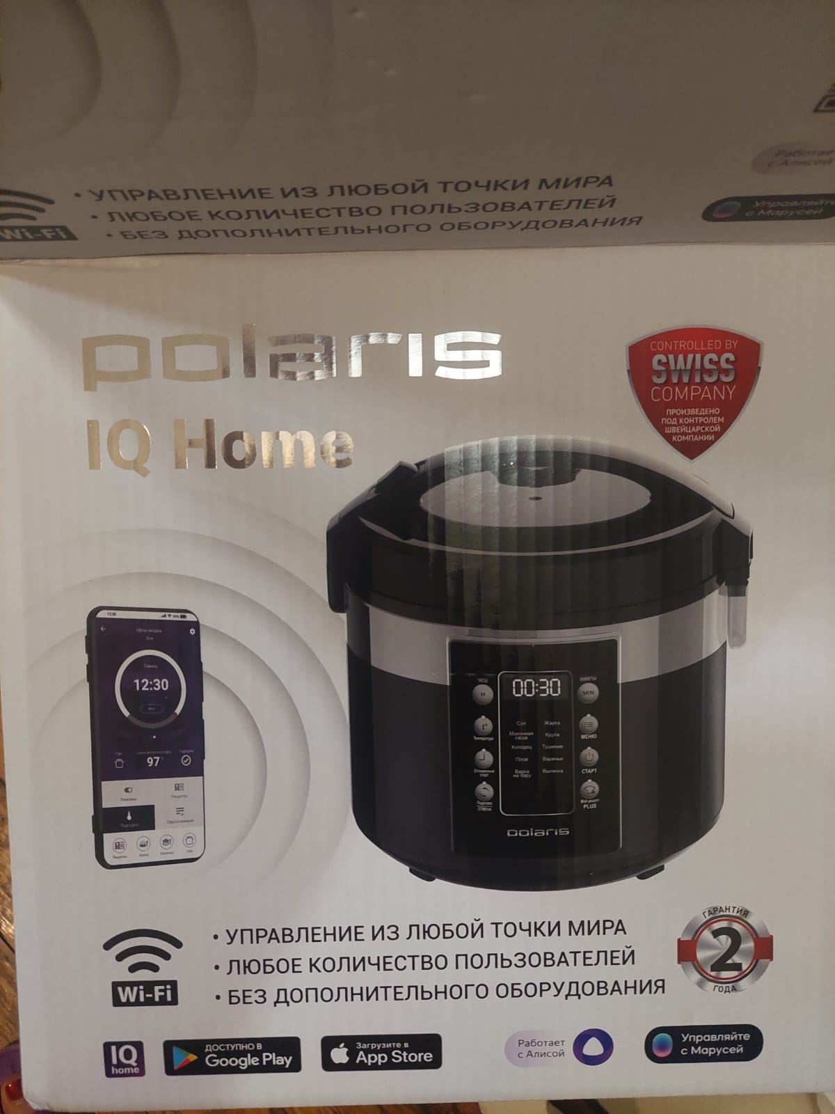 Мультиварка Polaris PMC 0528 Wi-FI IQ Home - отзывы покупателей на  маркетплейсе Мегамаркет | Артикул: 100029000134