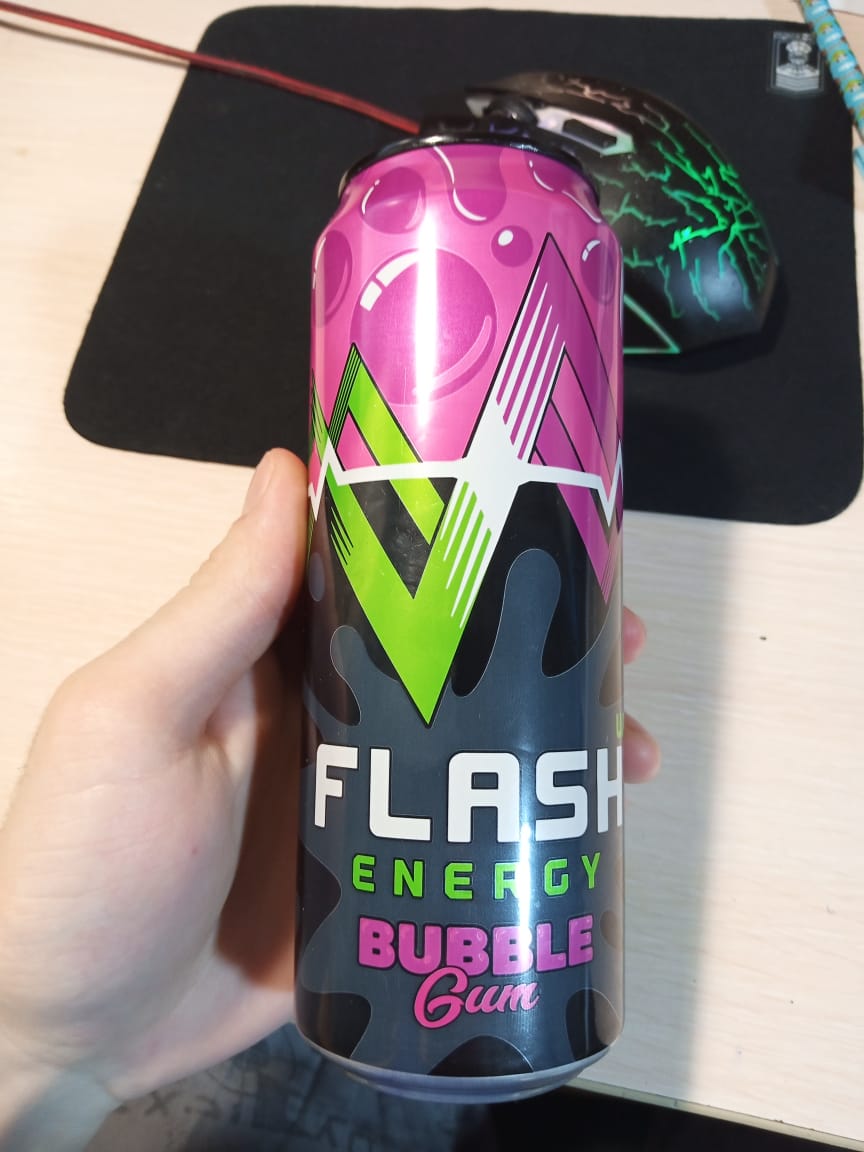 Энергетический напиток Flash Up Energy Bubble Gum 0,45 л, банка - отзывы  покупателей на Мегамаркет | 100058608948