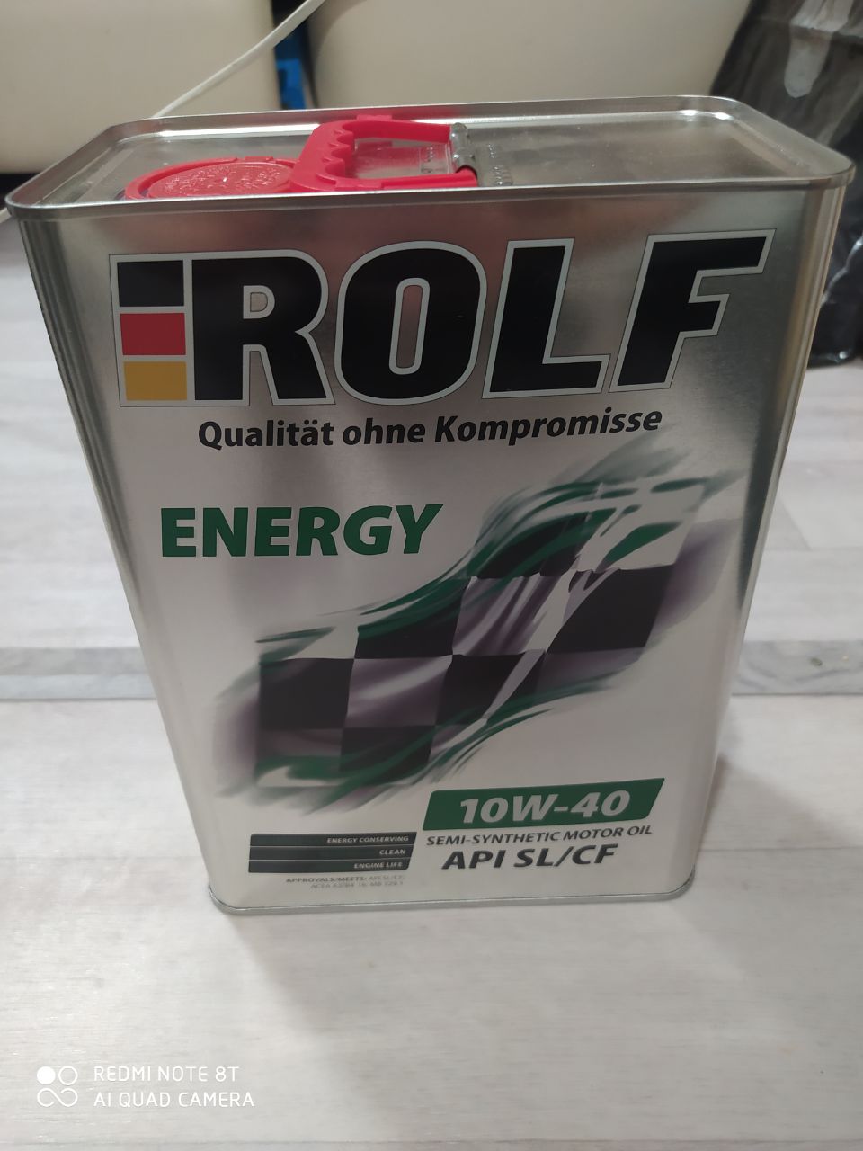 Моторное масло Rolf полусинтетическое ENERGY SAE 10W40 API SL/CF 1л -  отзывы покупателей на Мегамаркет | 100026824087