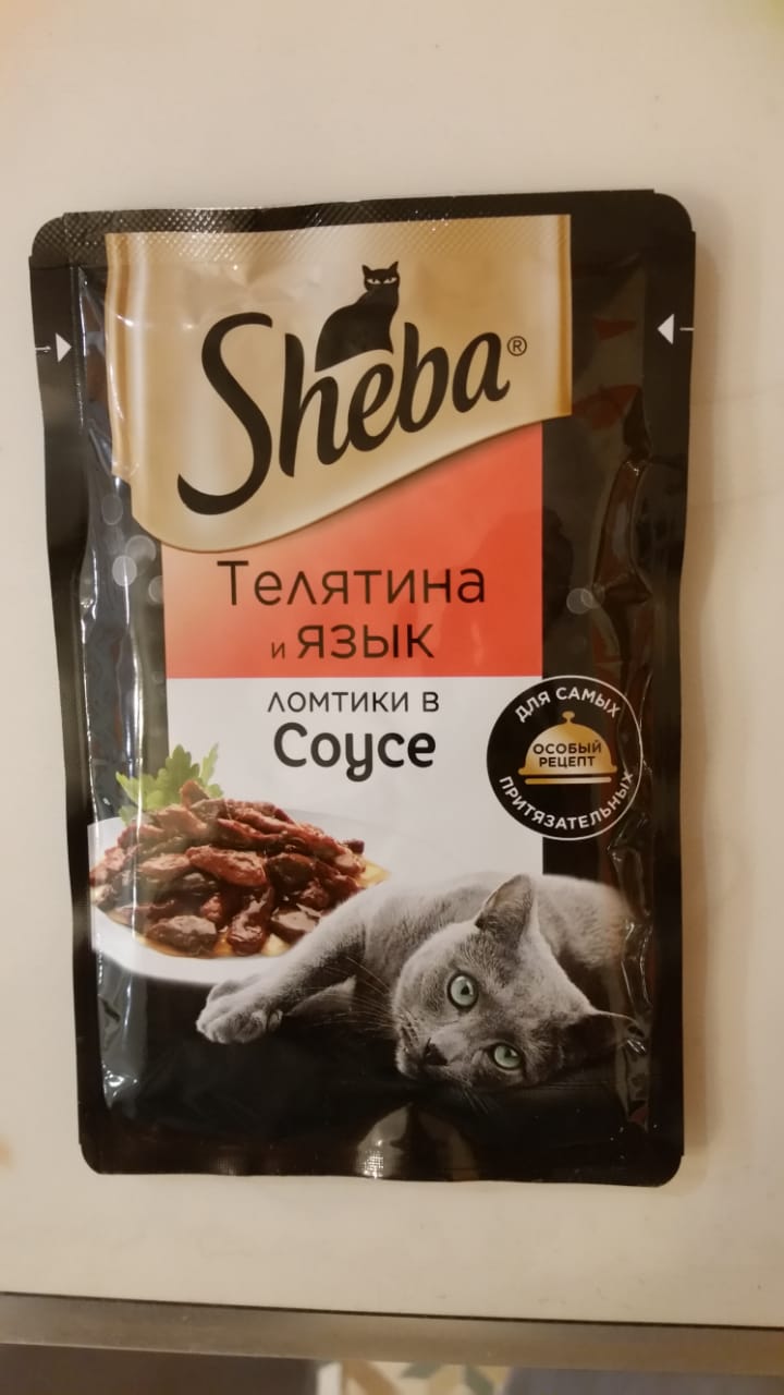 Влажный корм для кошек Sheba, телятина и язык, ломтики в соусе, 75 г -  отзывы покупателей на маркетплейсе Мегамаркет | Артикул товара:100032337541