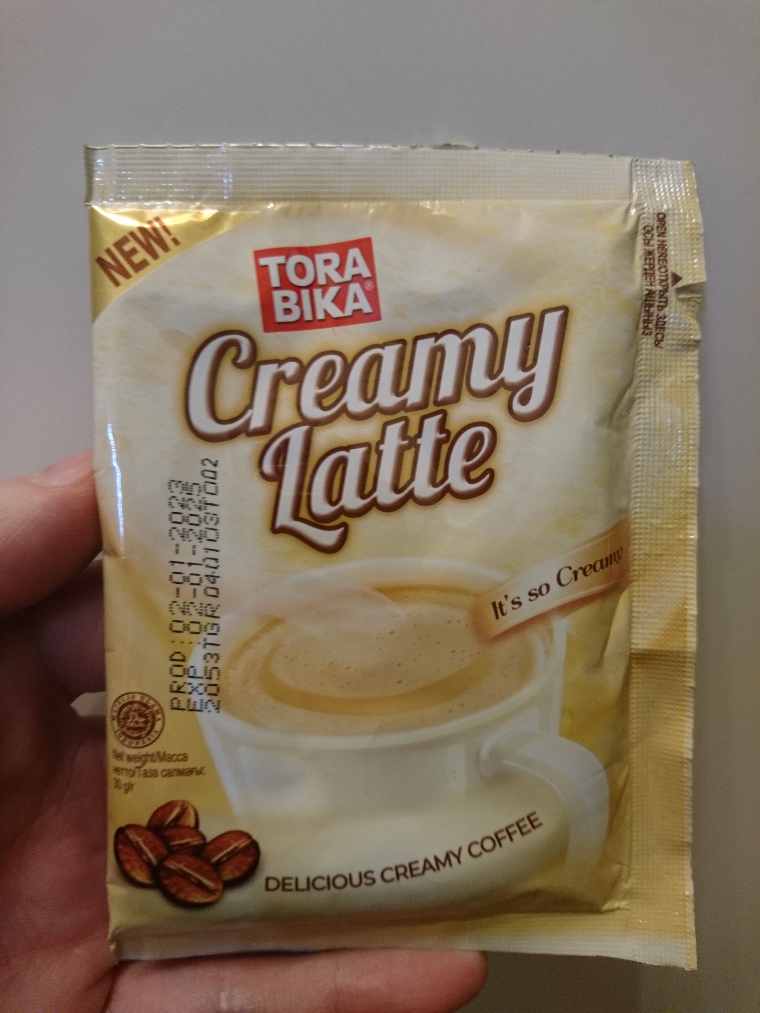 Кофе растворимый Tora bika Creamy Latte, 20 шт по 30 г (Тора Бика) - отзывы  покупателей на маркетплейсе Мегамаркет | Артикул: 600006585803