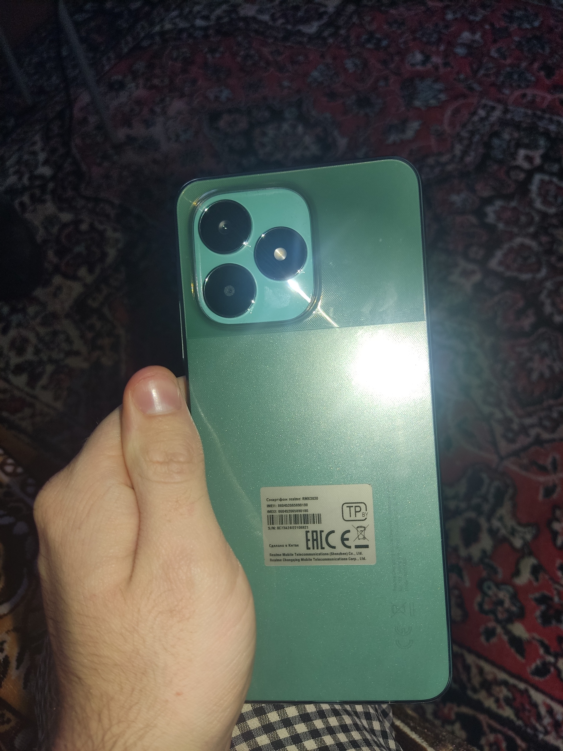 Смартфон Realme C51 4/128GB Mint Green (RMX3830) - отзывы покупателей на  маркетплейсе Мегамаркет | Артикул: 100062414712