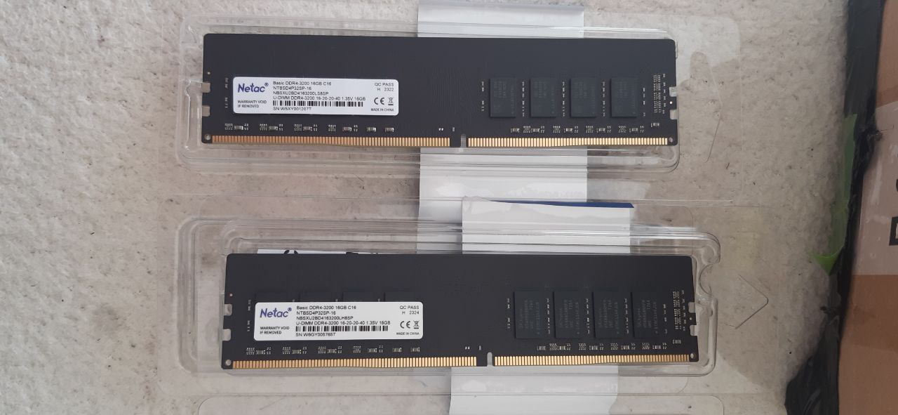 Netac RAM DDR4 1x 16GB UDIMM 3200MHz NTBSD4P32SP-16