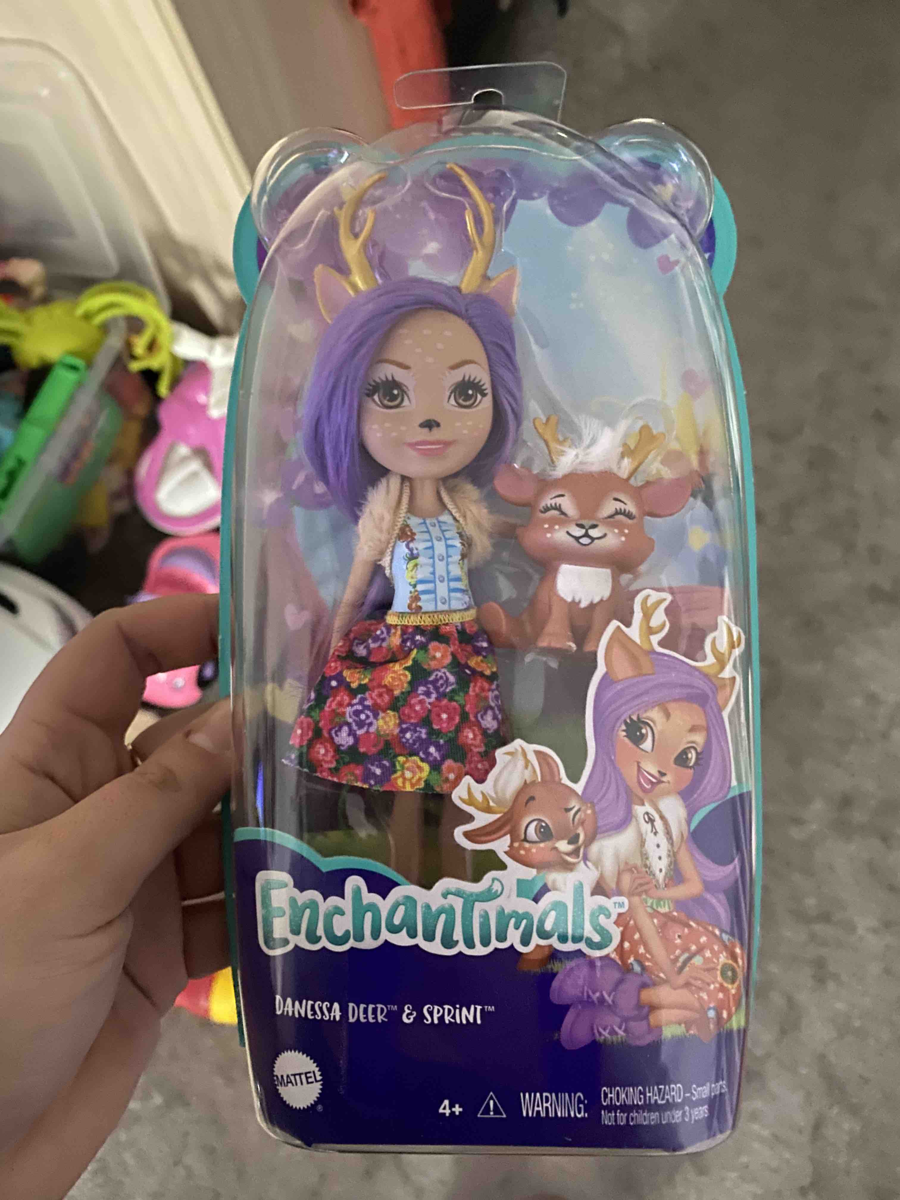 Купить кукла Enchantimals Mattel с питомцем Данесса Оления, цены наМегамаркет
