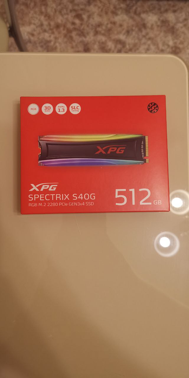 Adata xpg spectrix s40g clearance rgb 512gb