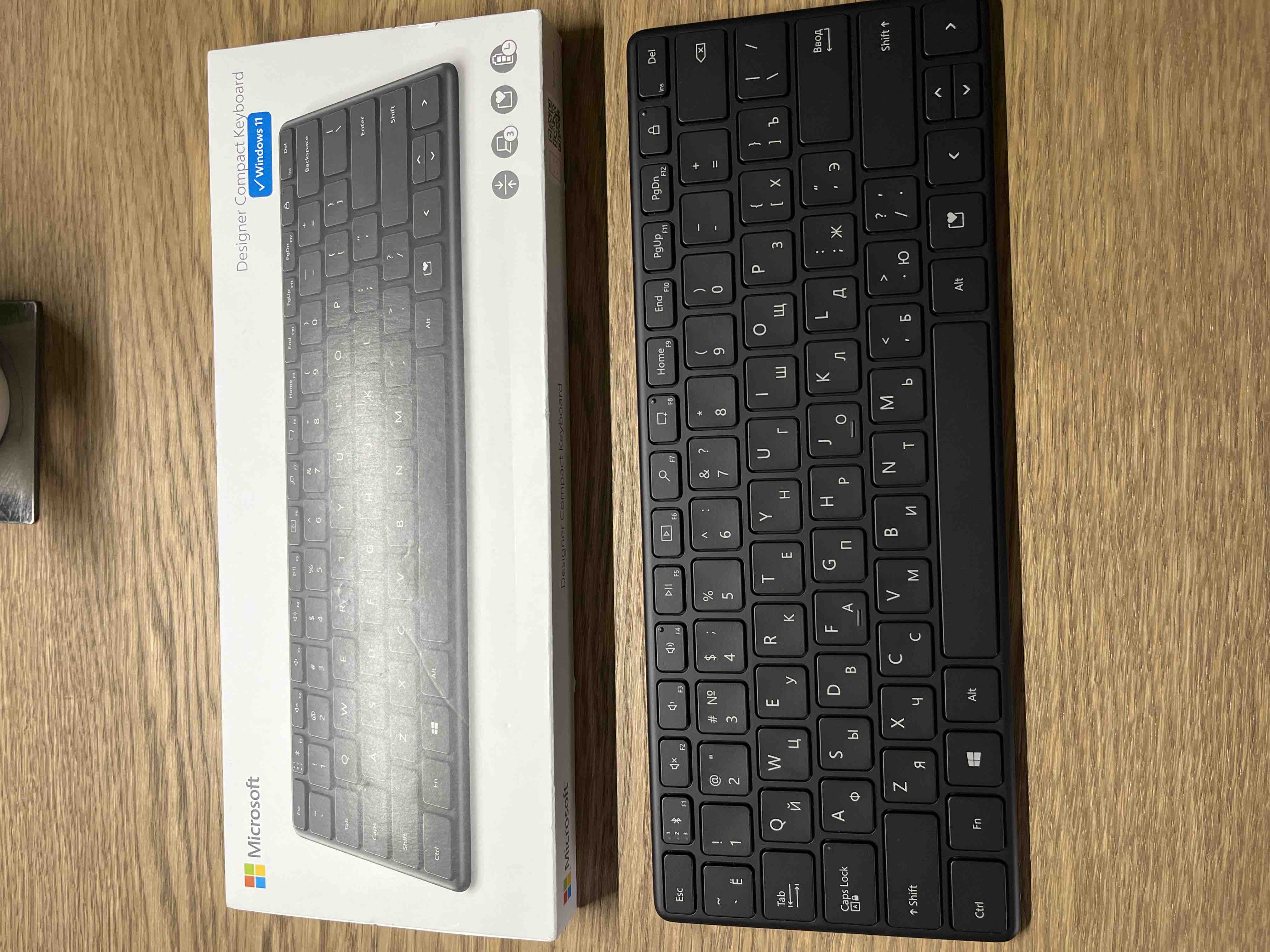 Беспроводная клавиатура MICROSOFT Designer Compact Keyboard Black  (21y-00011), купить в Москве, цены в интернет-магазинах на Мегамаркет