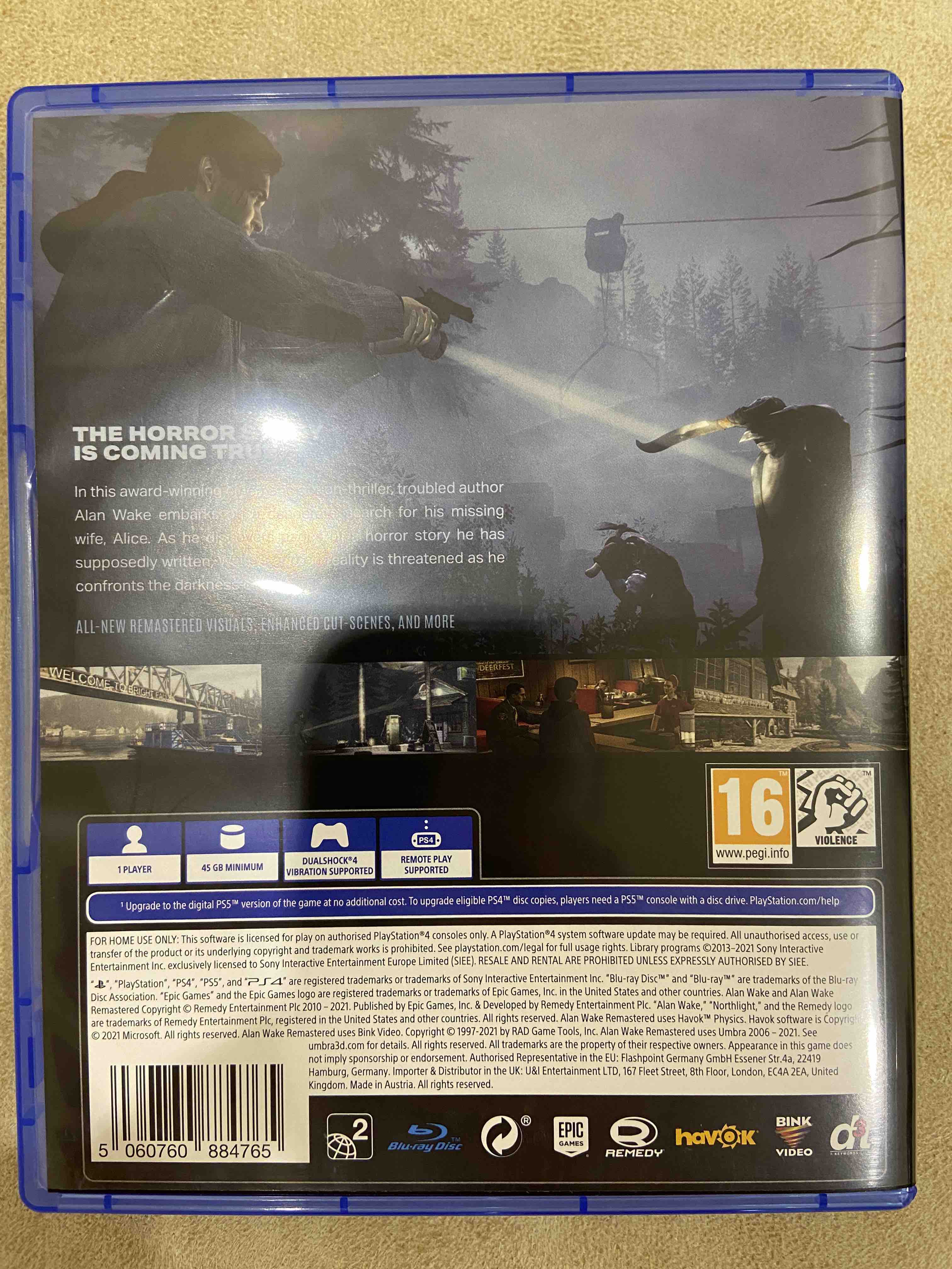 Игра Alan Wake Remastered (Русская версия) для Sony PlayStation 4 - купить  в Москве, цены в интернет-магазинах Мегамаркет