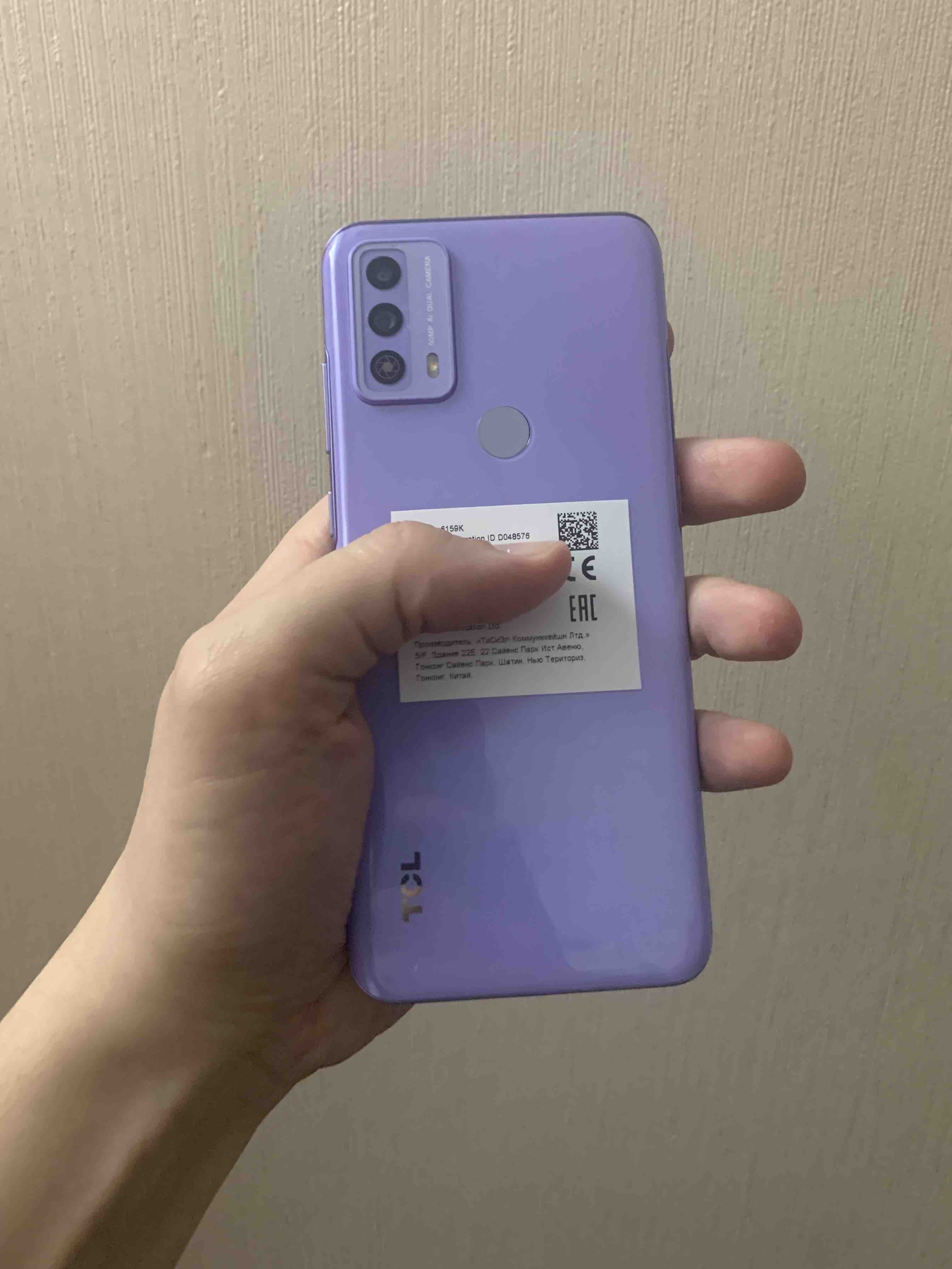 Смартфон TCL 20B 4/64GB Nebula Purple (6159K) - отзывы покупателей на  маркетплейсе Мегамаркет | Артикул: 100030124713