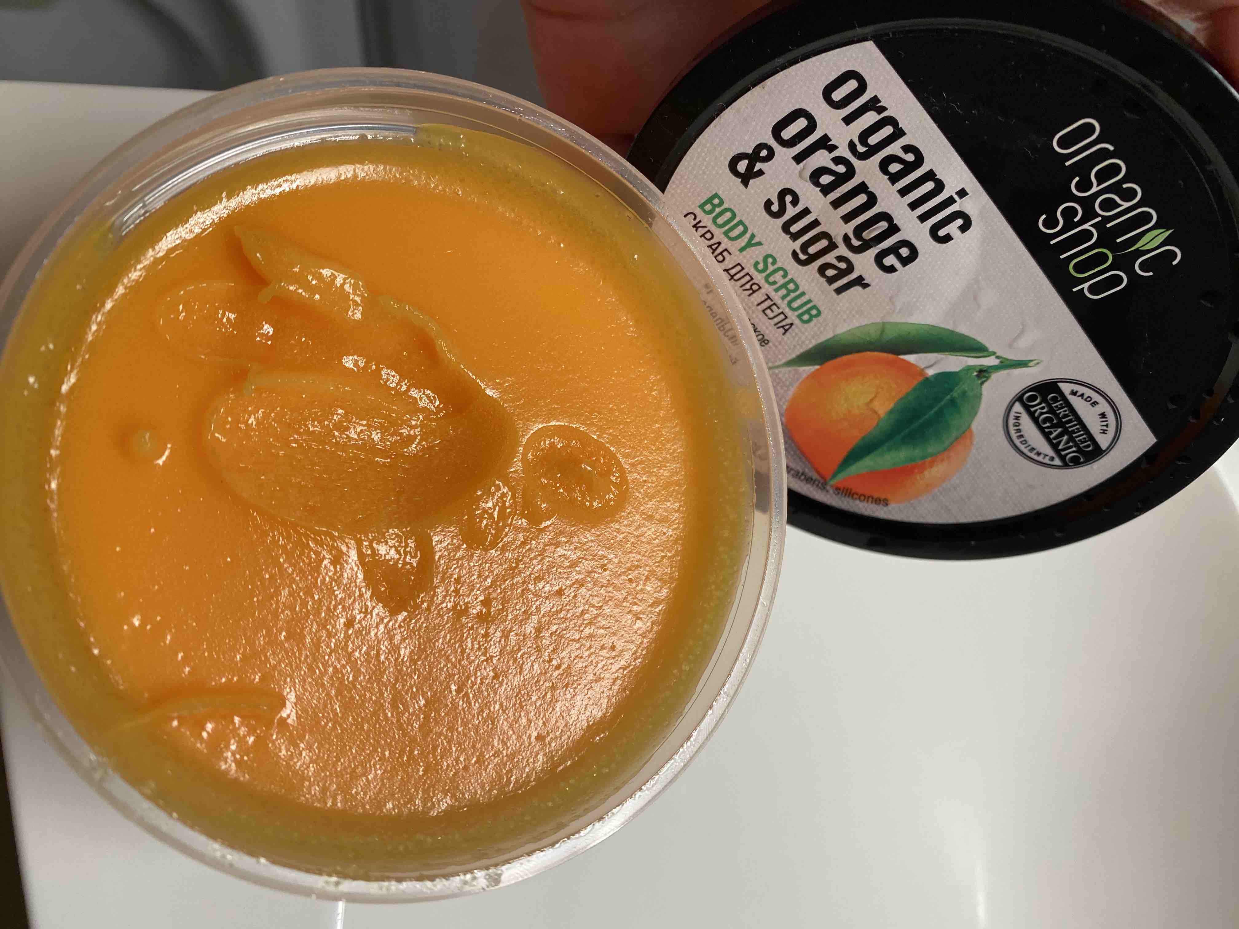 Скраб для тела Organic Shop Organic Orange & Sugar Body Scrub 250 мл -  отзывы покупателей на Мегамаркет | скрабы для тела 8070