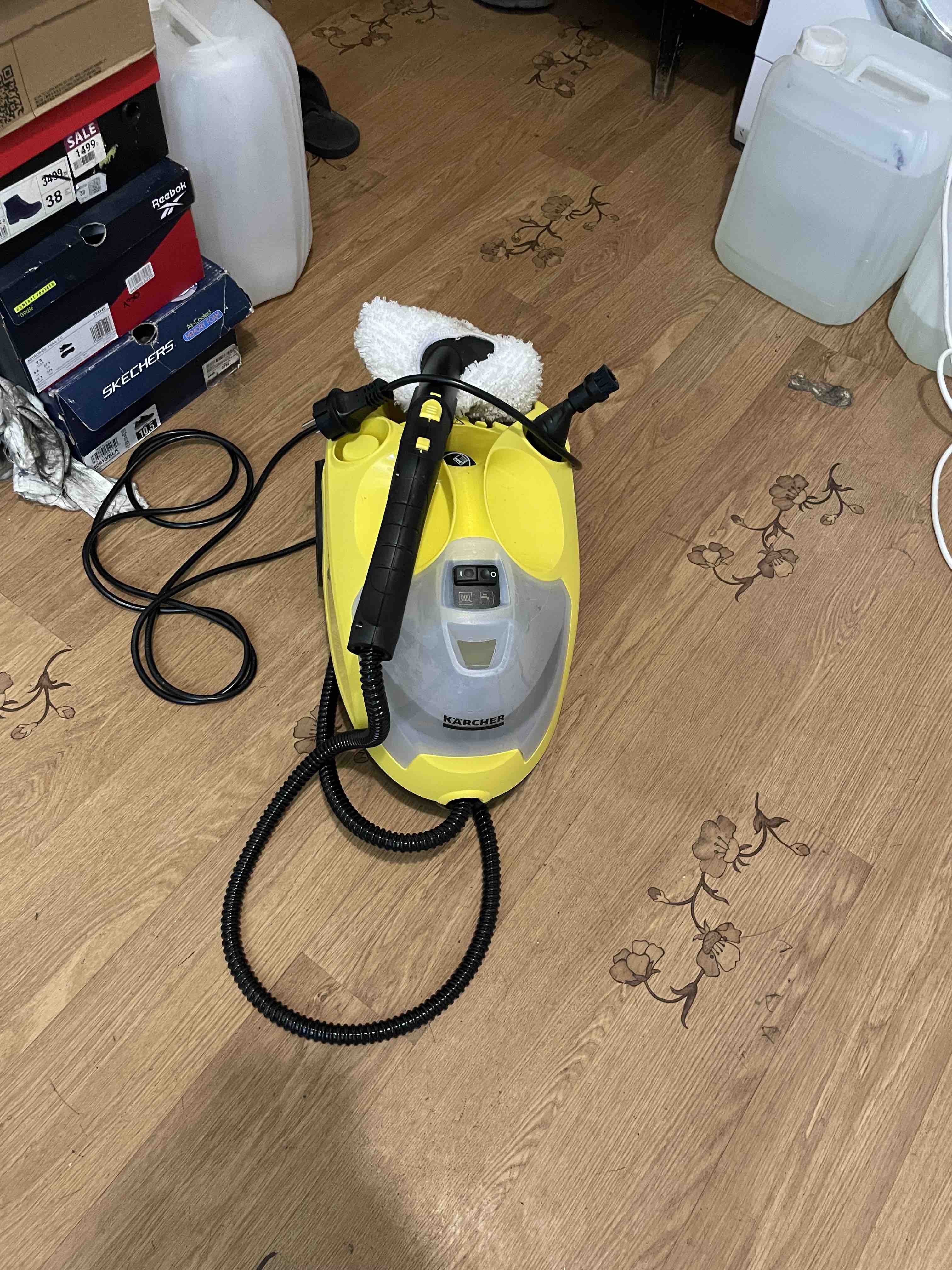 Пароочиститель Karcher SC 4 EasyFix желтый - отзывы покупателей на  Мегамаркет