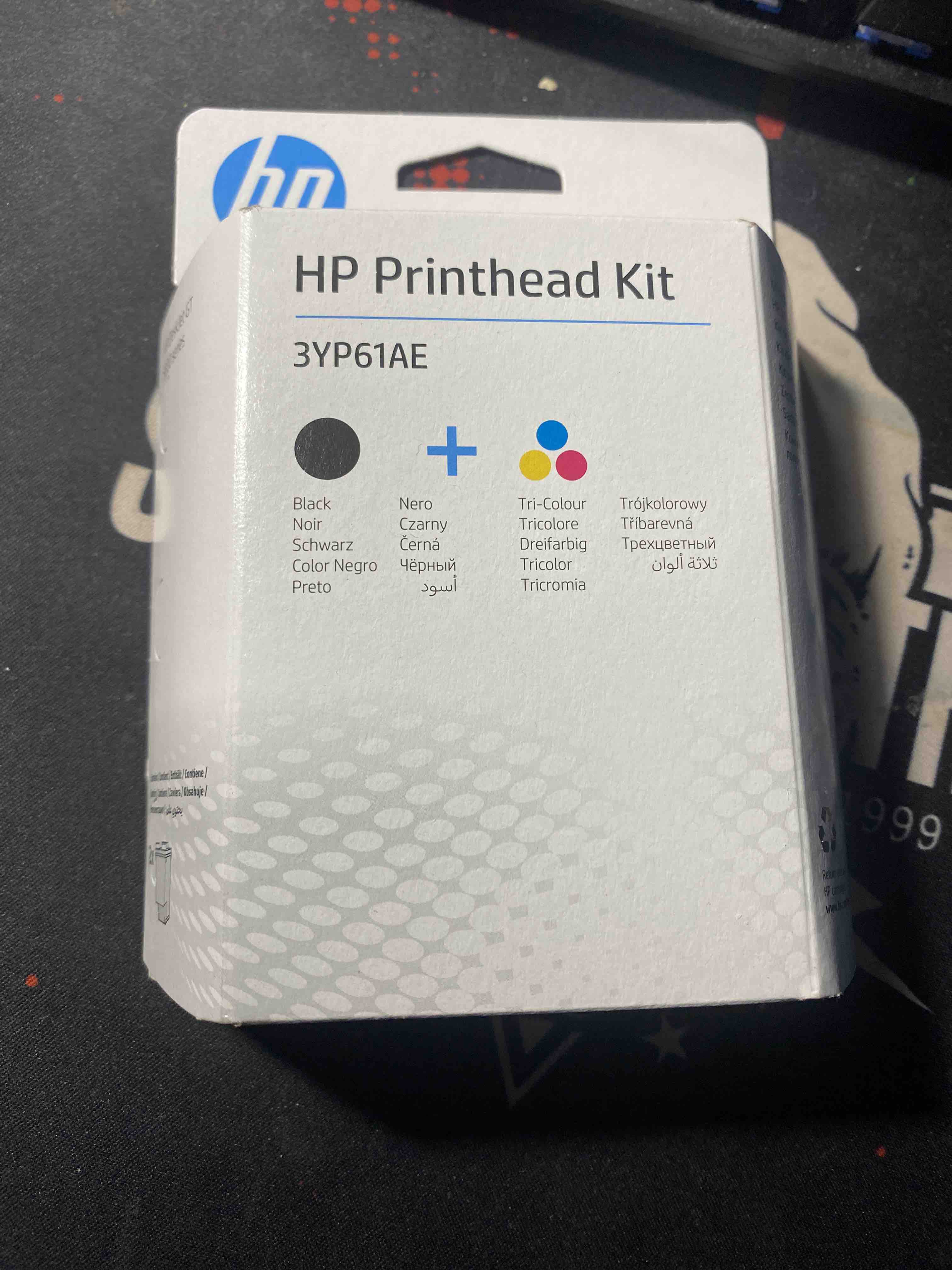 Комплект hp 3yp61ae m0h50a m0h51a для замены печатающих головок gt5810 gt5820