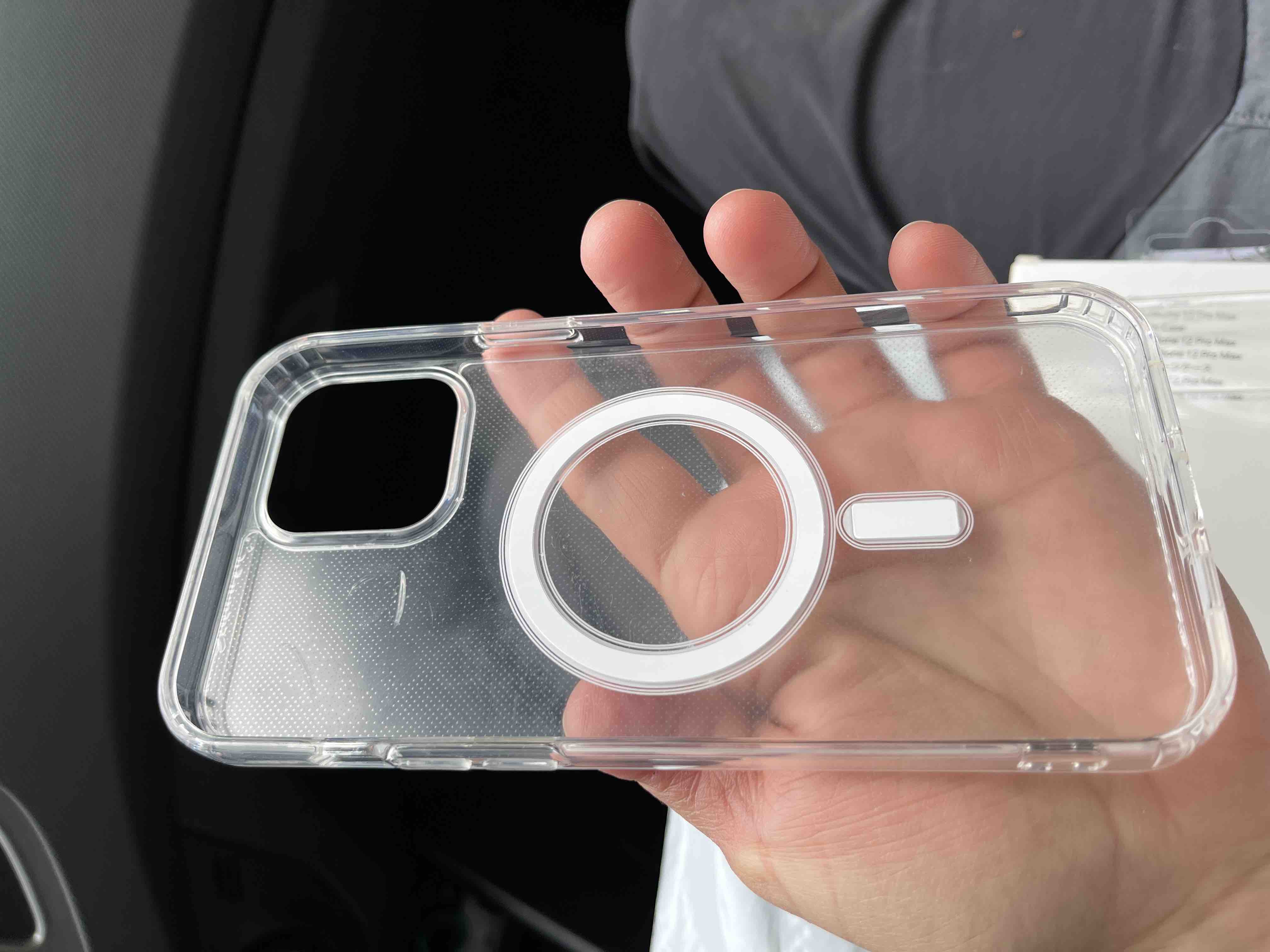 Чехол Iphone 12 Pro Max Clear Case (MagSafe), прозрачный - отзывы  покупателей на маркетплейсе Мегамаркет | Артикул: 600009040960