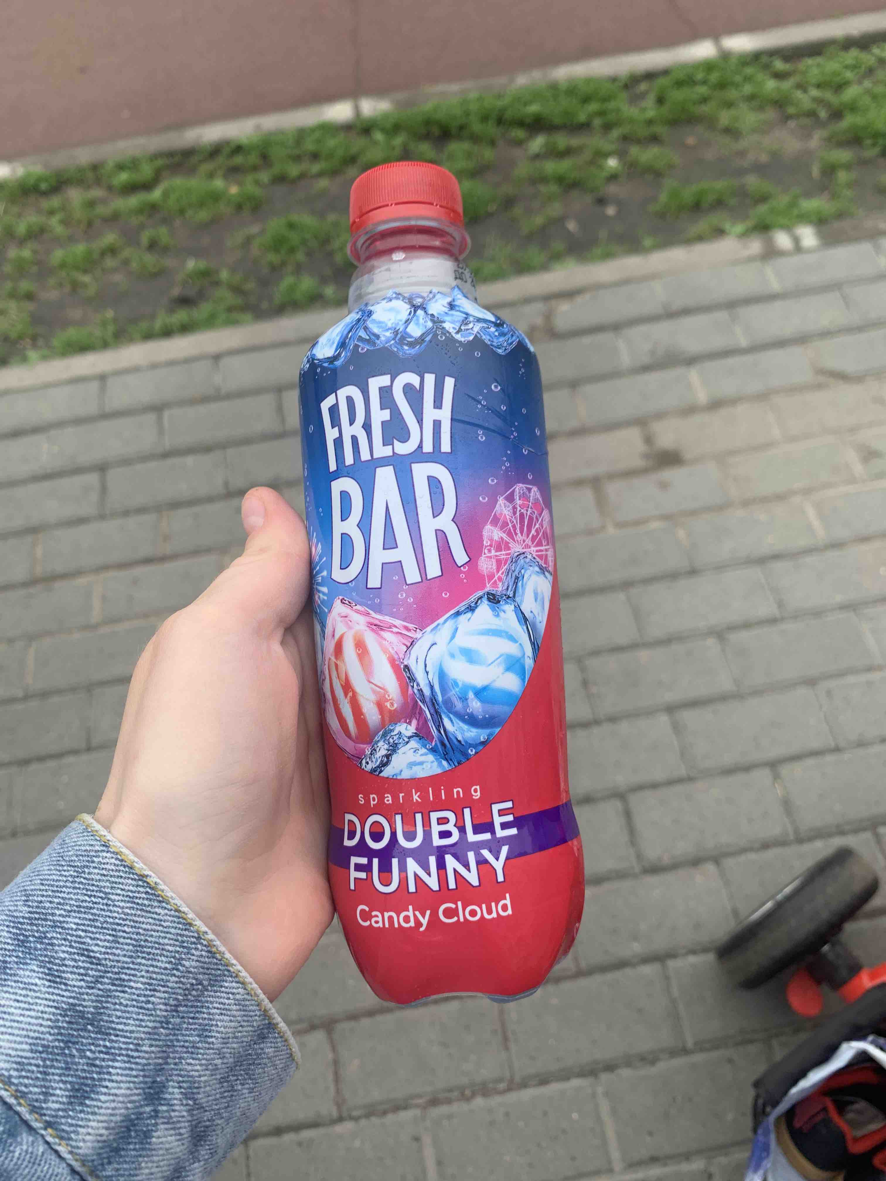 Напиток газированный Fresh Bar Double Funny 0,48 л ПЭТ - отзывы покупателей  на маркетплейсе Мегамаркет | Артикул: 100030460353