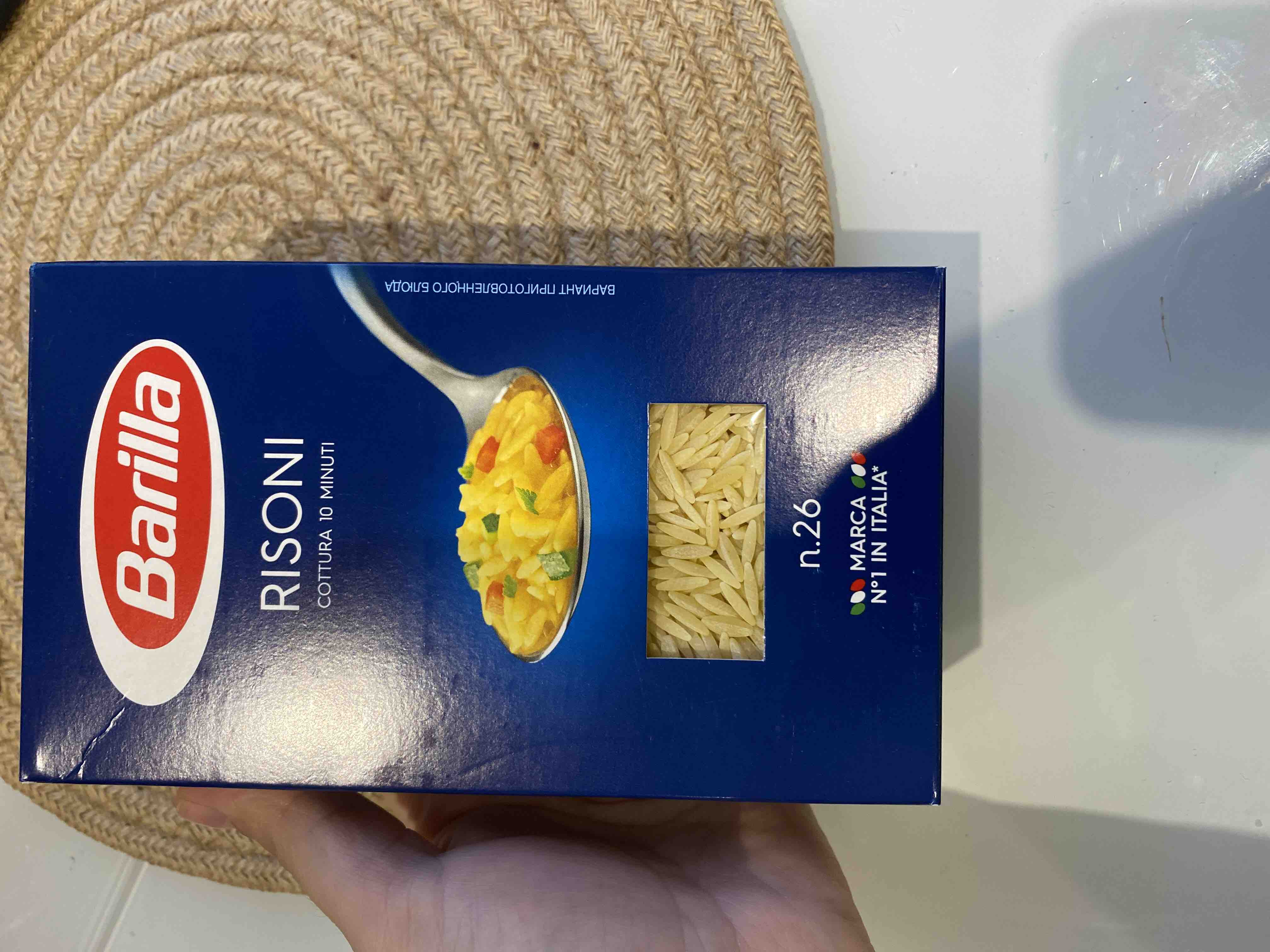 Макаронные изделия Barilla Risoni №26 450 г - отзывы покупателей на  маркетплейсе Мегамаркет | Артикул: 100028814641