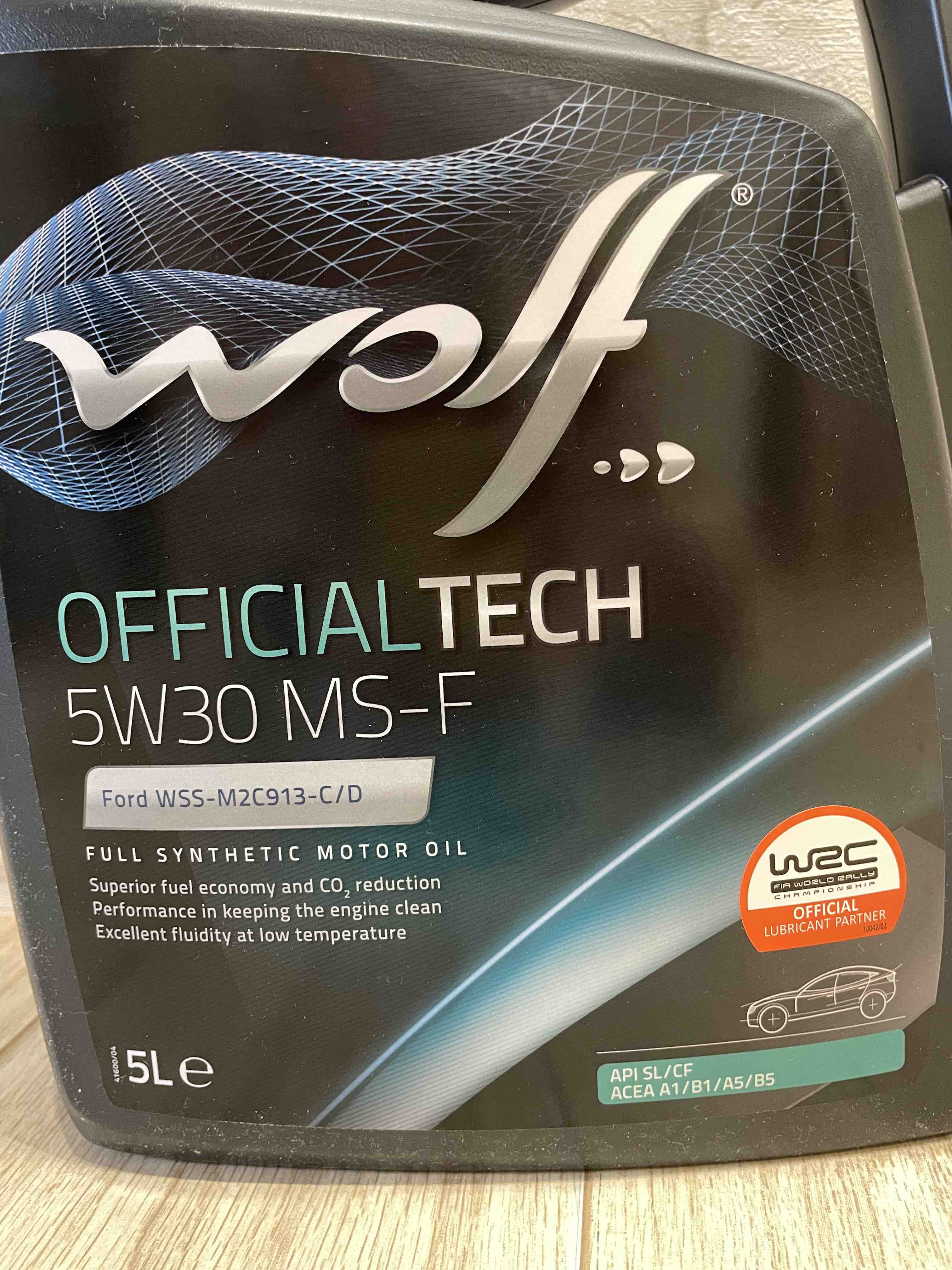 Масло wolf officialtech 5w30