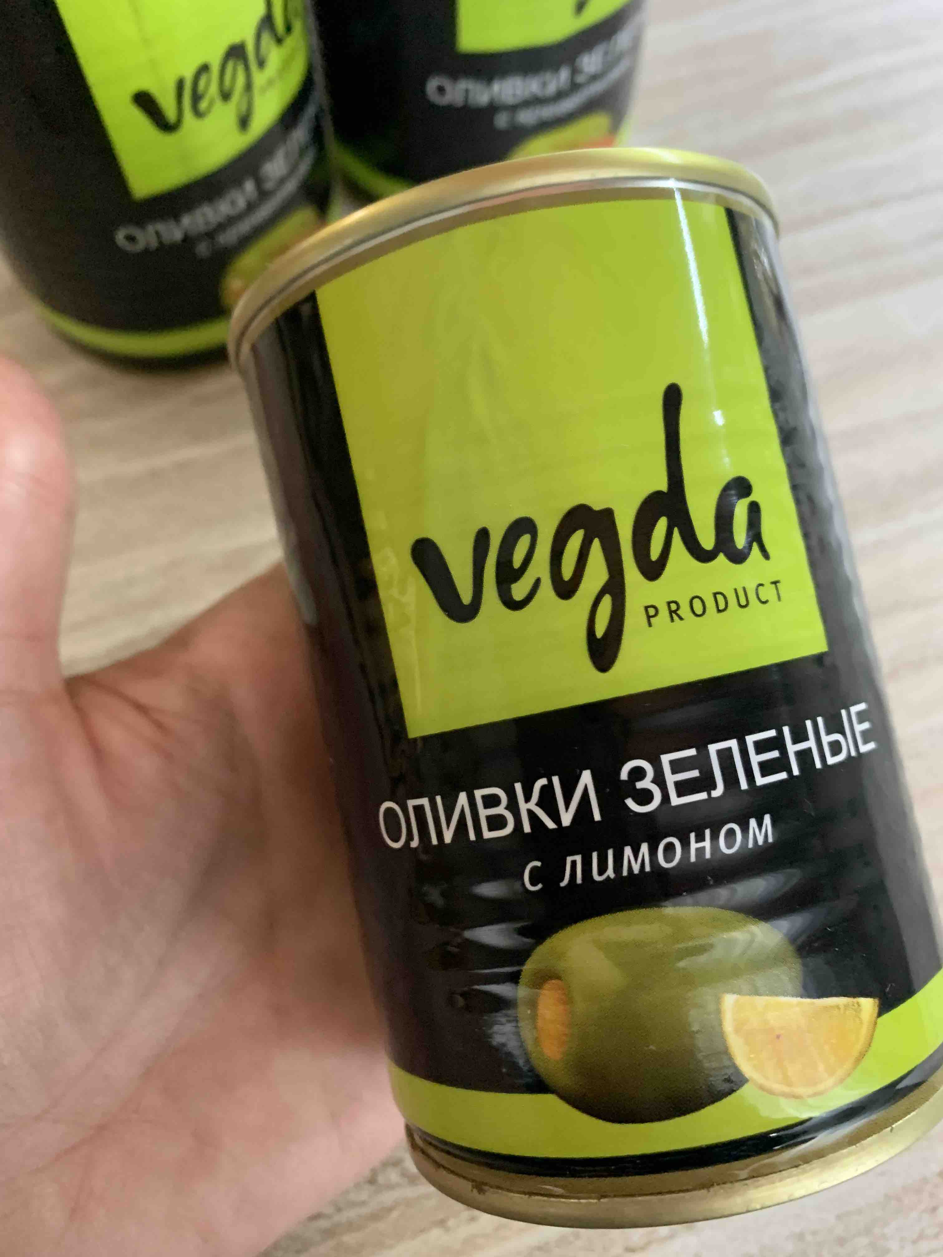 Оливки зеленые Vegda product с лимоном жестяная банка - отзывы покупателей  на Мегамаркет | 600000282138