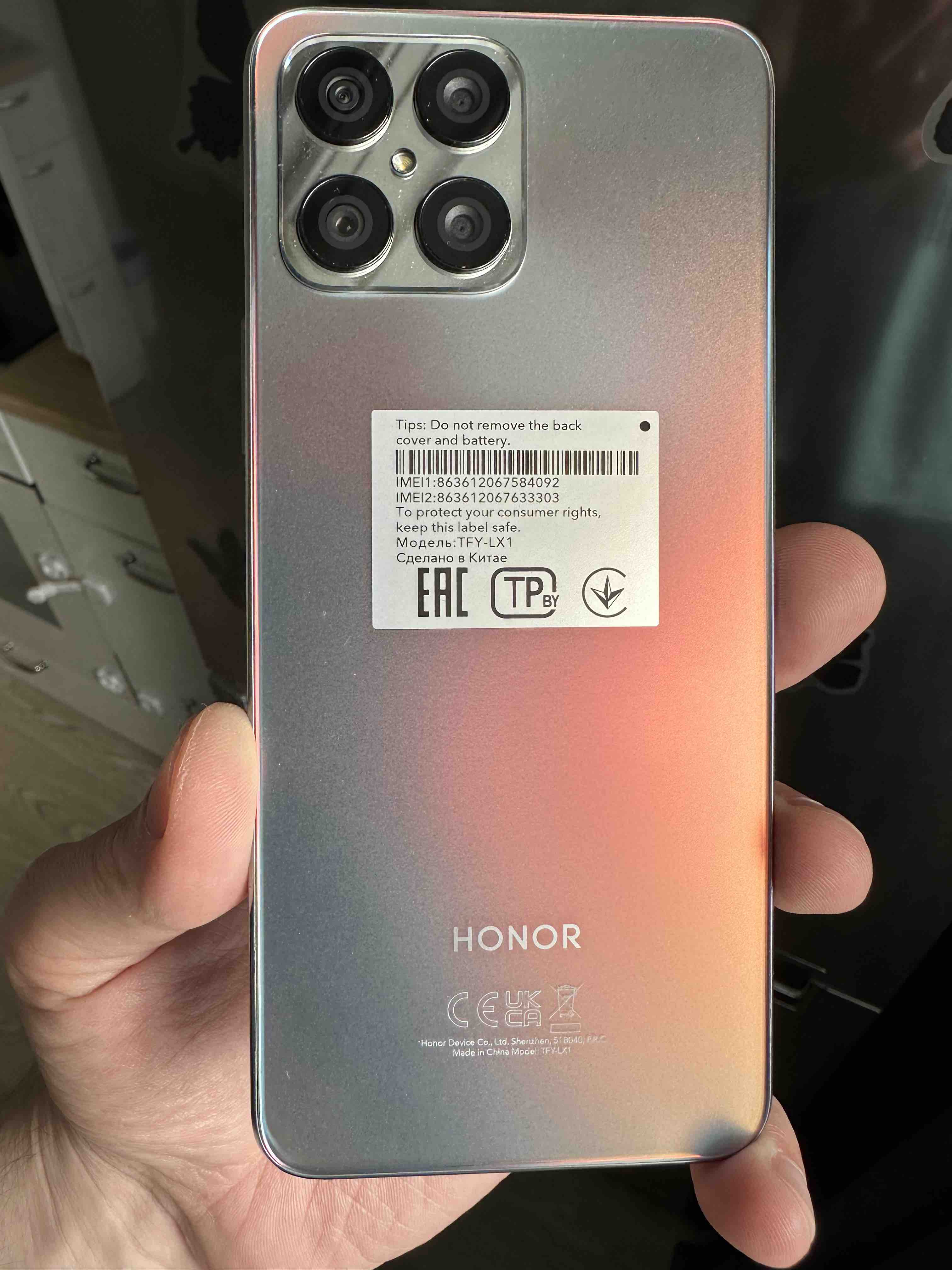 Смартфон Honor X8 6/128GB Titanium Silver (5109ACXW) - отзывы покупателей  на маркетплейсе Мегамаркет | Артикул: 100030532790