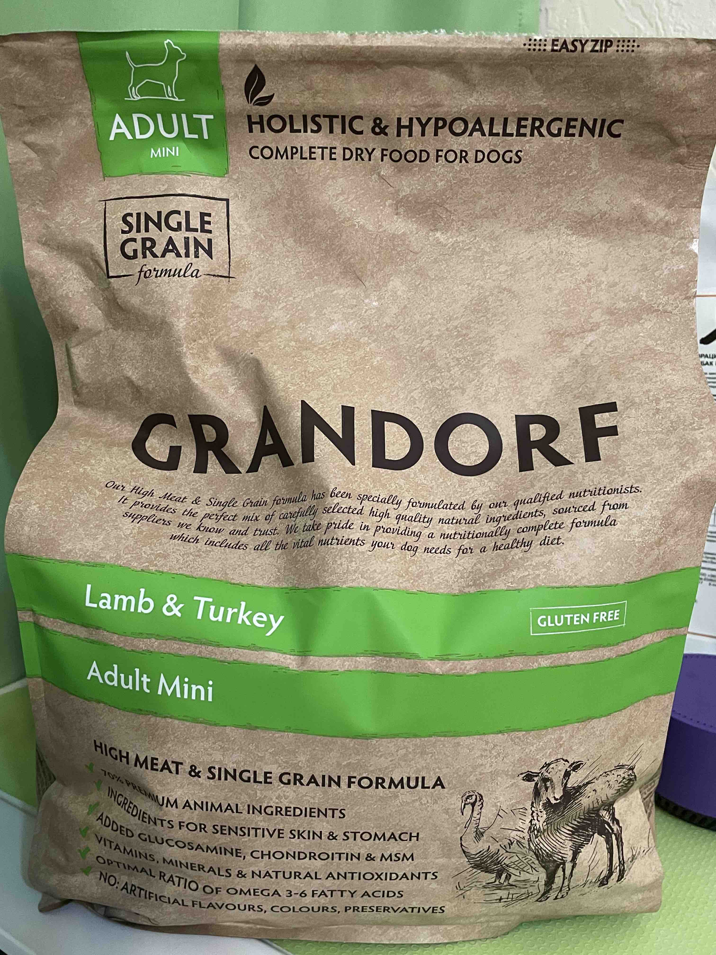 Сухой корм для собак Grandorf, для мелких пород, ягненок, индейка, бурый  рис, 3кг - отзывы покупателей на маркетплейсе Мегамаркет | Артикул  товара:600009749815