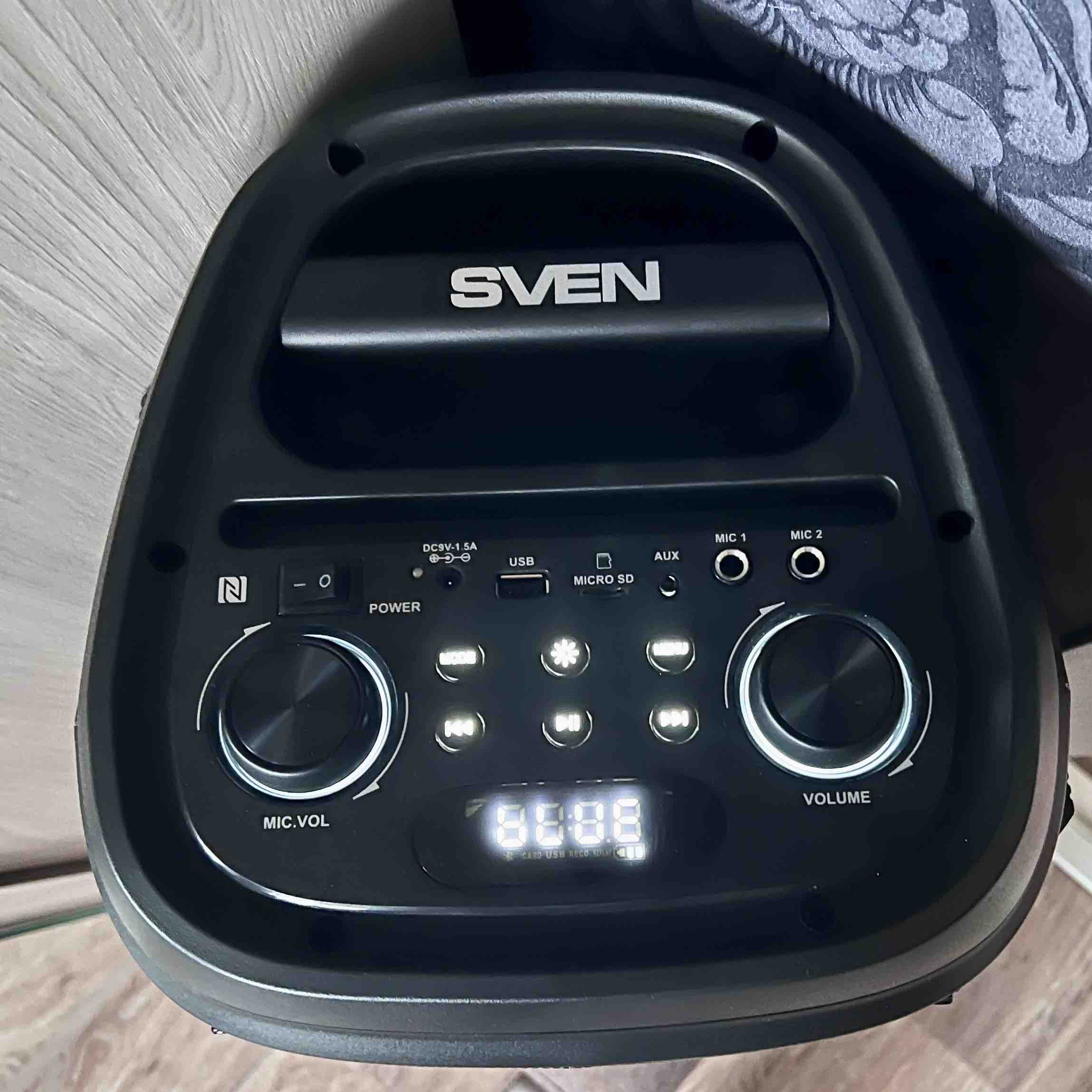 Портативная колонка Sven SVEN PS-800 Black (SV-021511) - отзывы покупателей  на маркетплейсе Мегамаркет | Артикул: 600010690427