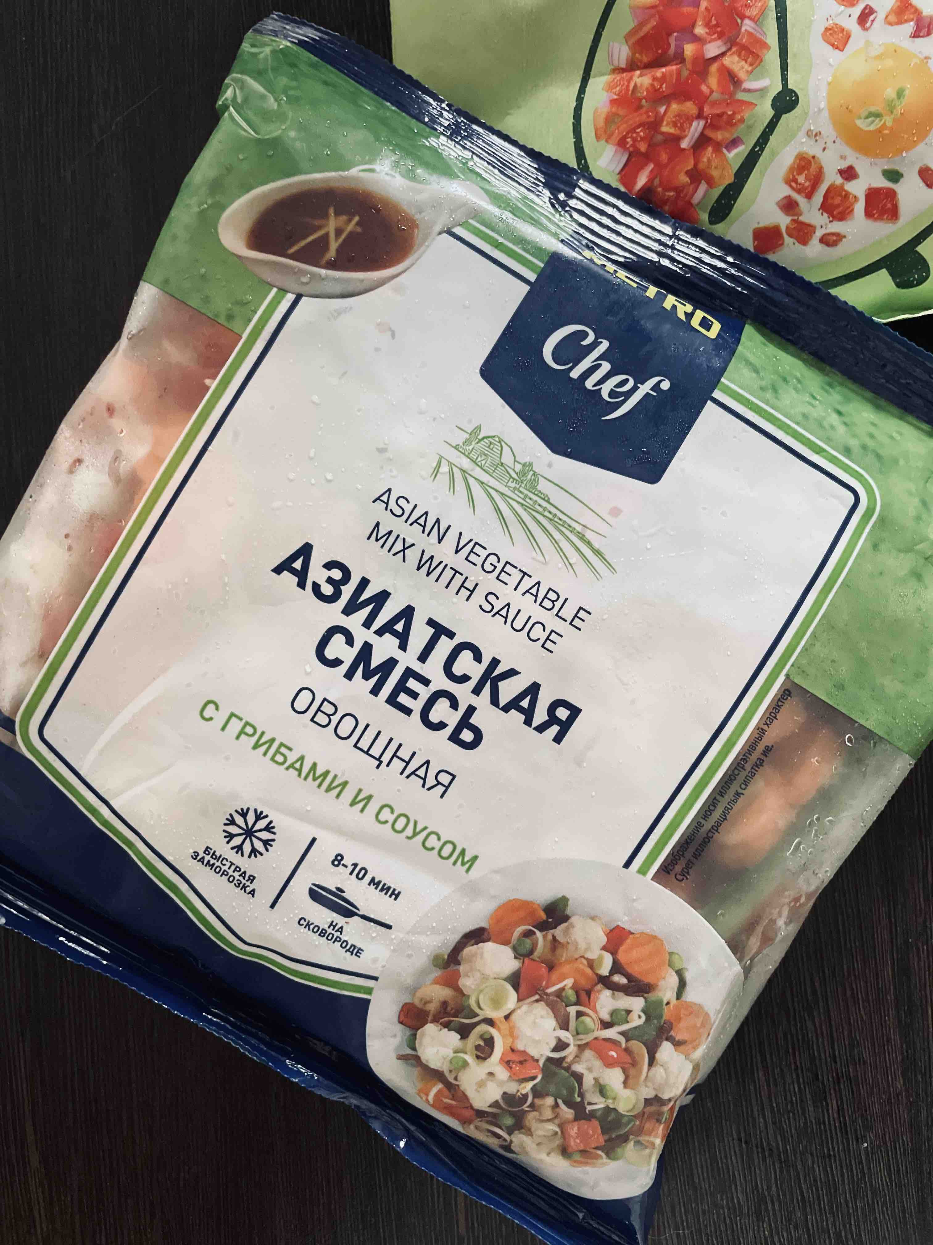 Овощная смесь Metro Chef Азиатская с соусом замороженная 400 г - отзывы  покупателей на Мегамаркет | 100030684429