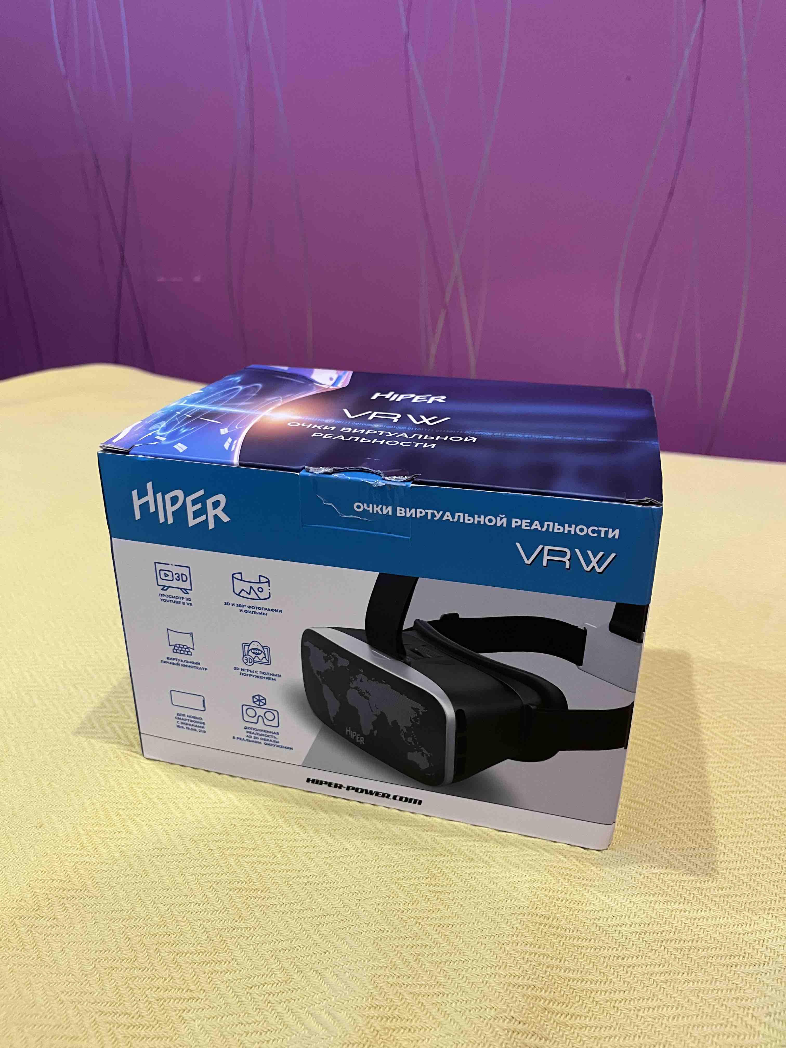 Очки виртуальной реальности HIPER VRW - отзывы покупателей на маркетплейсе  Мегамаркет | Артикул: 100000014997