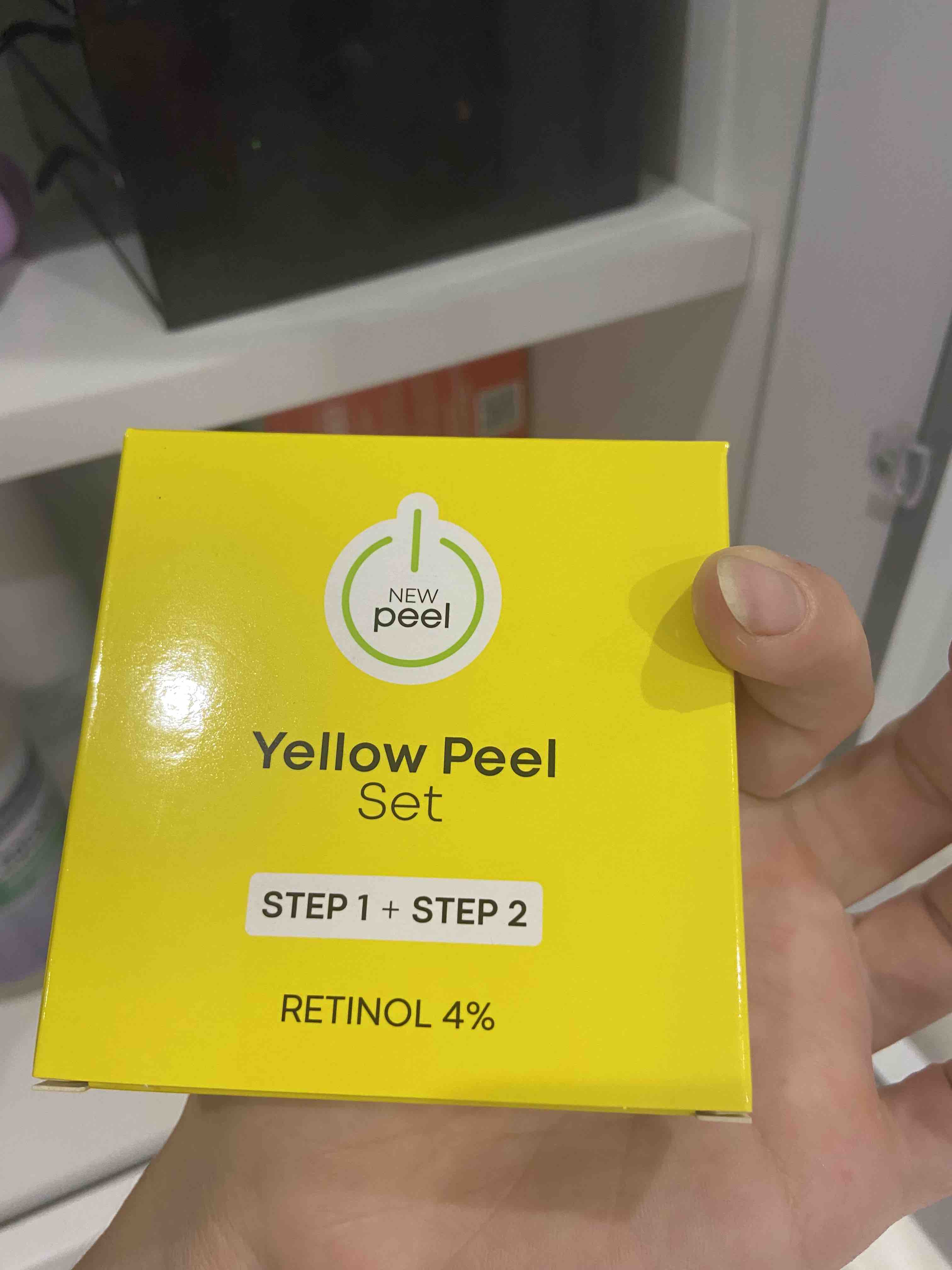 Набор для Желтого пилинга с ретинолом NEW PEEL Yellow Peel Set 1 процедура  - отзывы покупателей на Мегамаркет