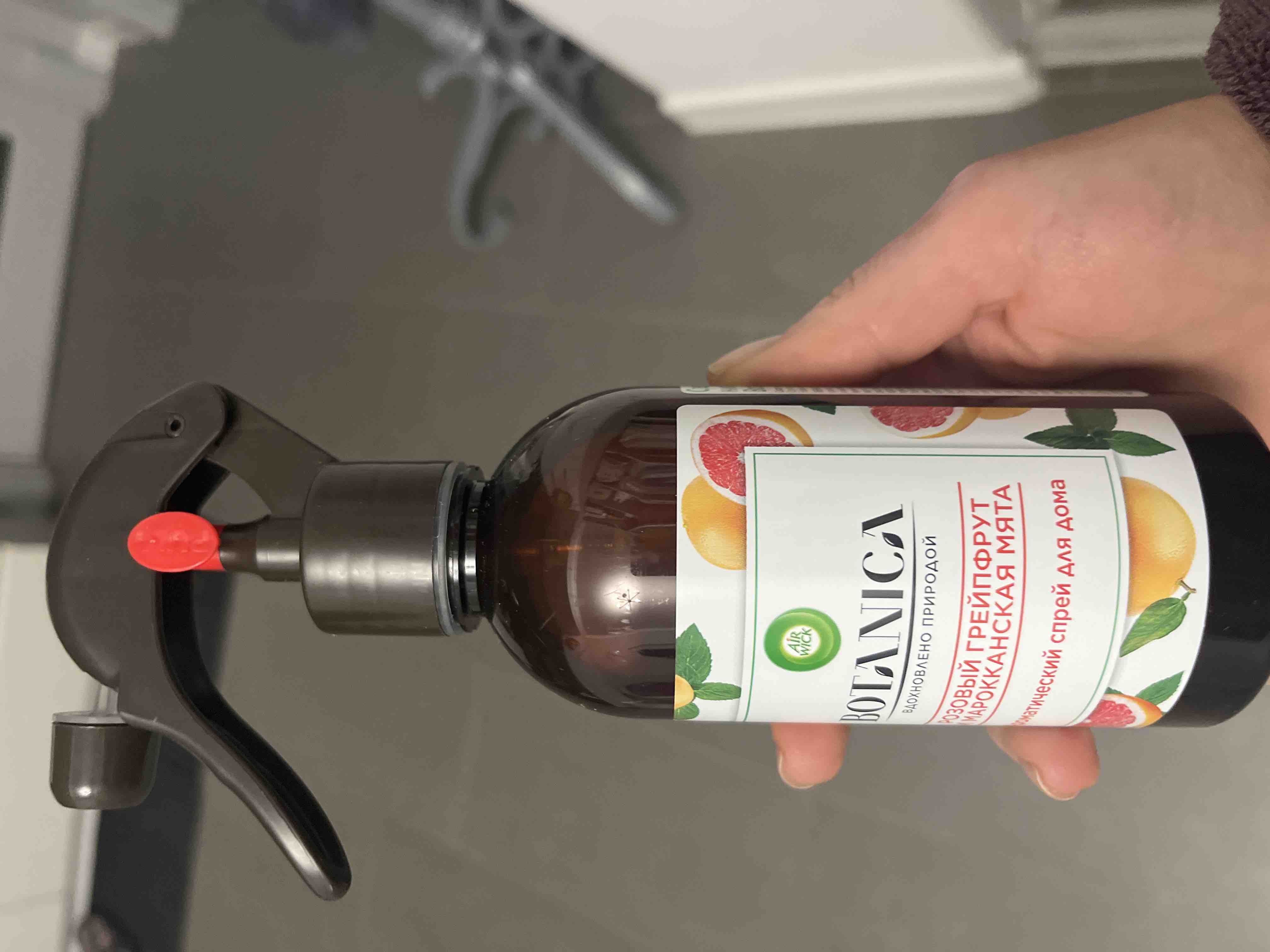 Освежитель воздуха Airwick Botanica Розовый грейпфрут и марокканская мята,  спрей 236мл купить в интернет-магазине, цены на Мегамаркет