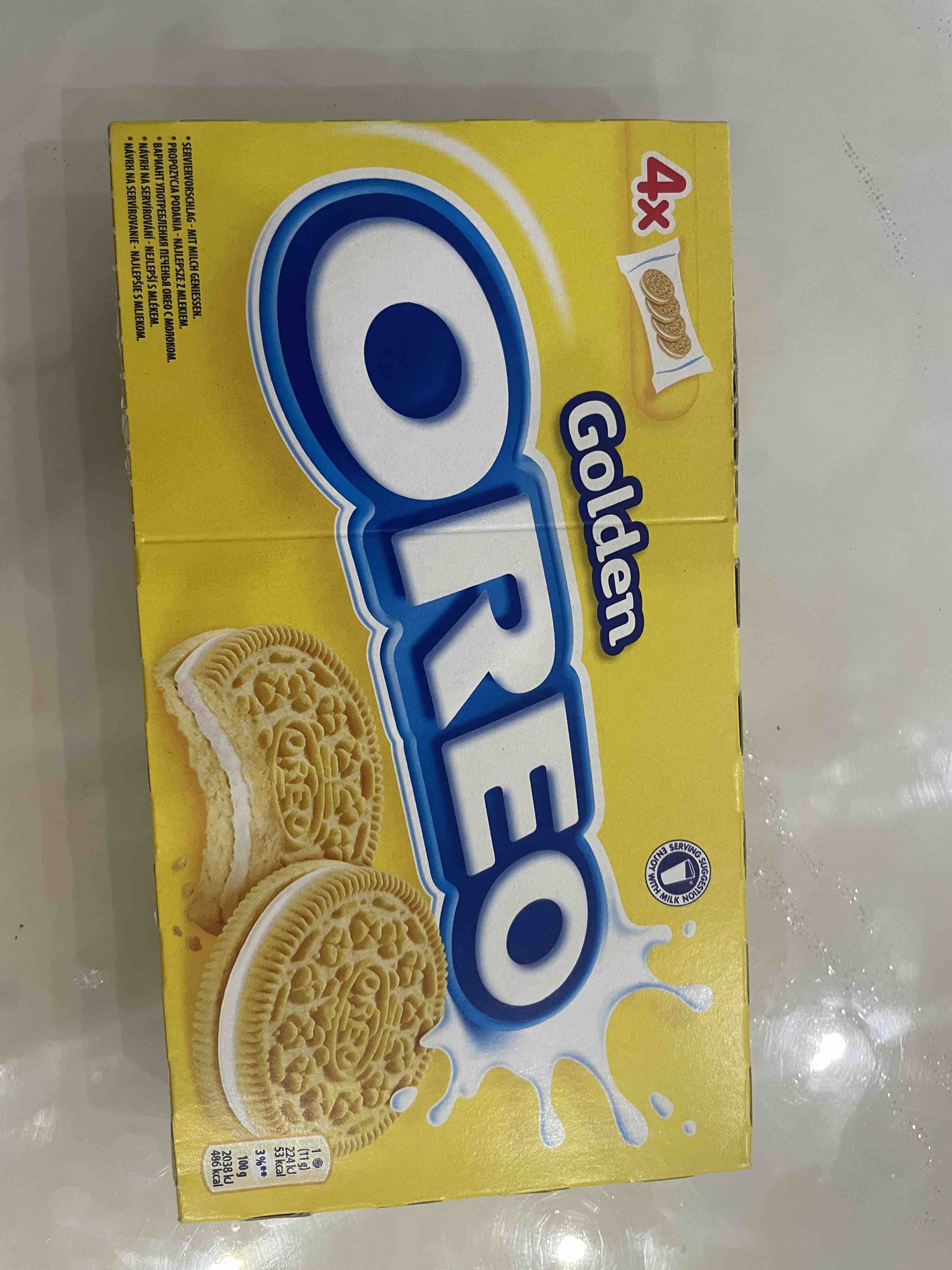 Печенье Oreo Golden с начинкой с ванильным вкусом 176г - отзывы покупателей  на Мегамаркет