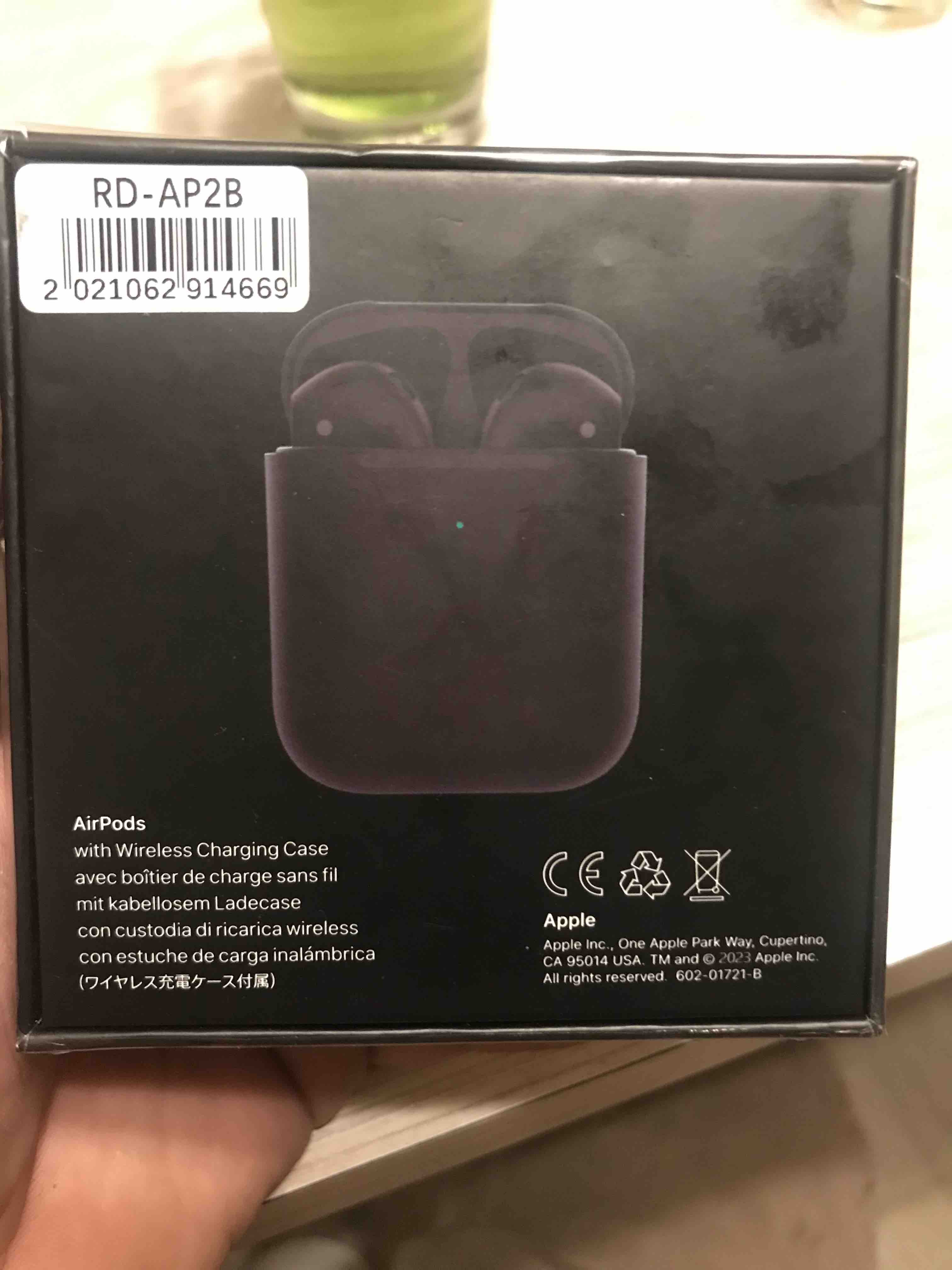 Беспроводные наушники AirPods 2 Color Custom без беспроводной зарядки Black  Matte - отзывы покупателей на Мегамаркет