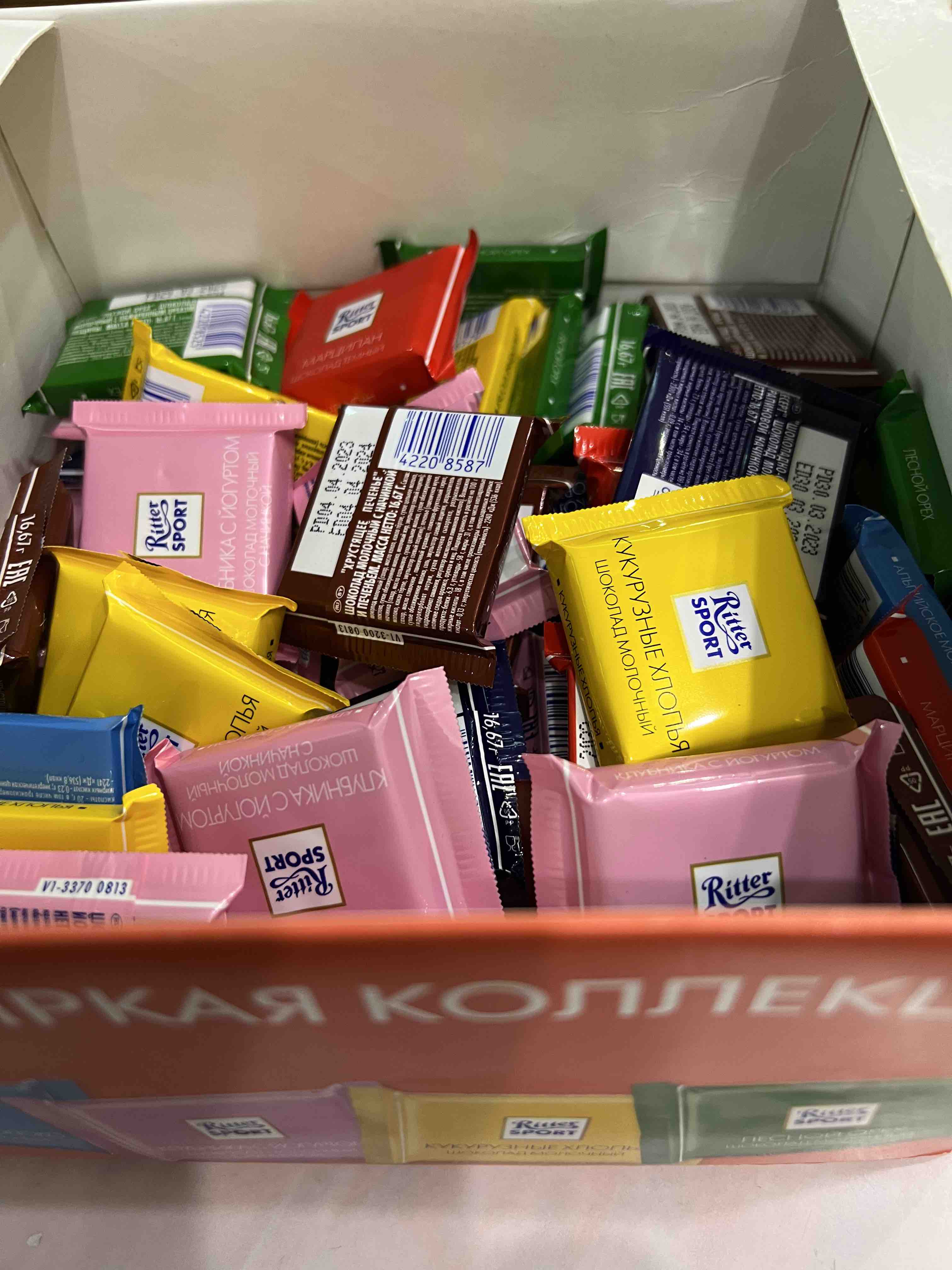 Набор мини-шоколада Ritter Sport bunter mix 1400 г - отзывы покупателей на  маркетплейсе Мегамаркет | Артикул: 100023890119