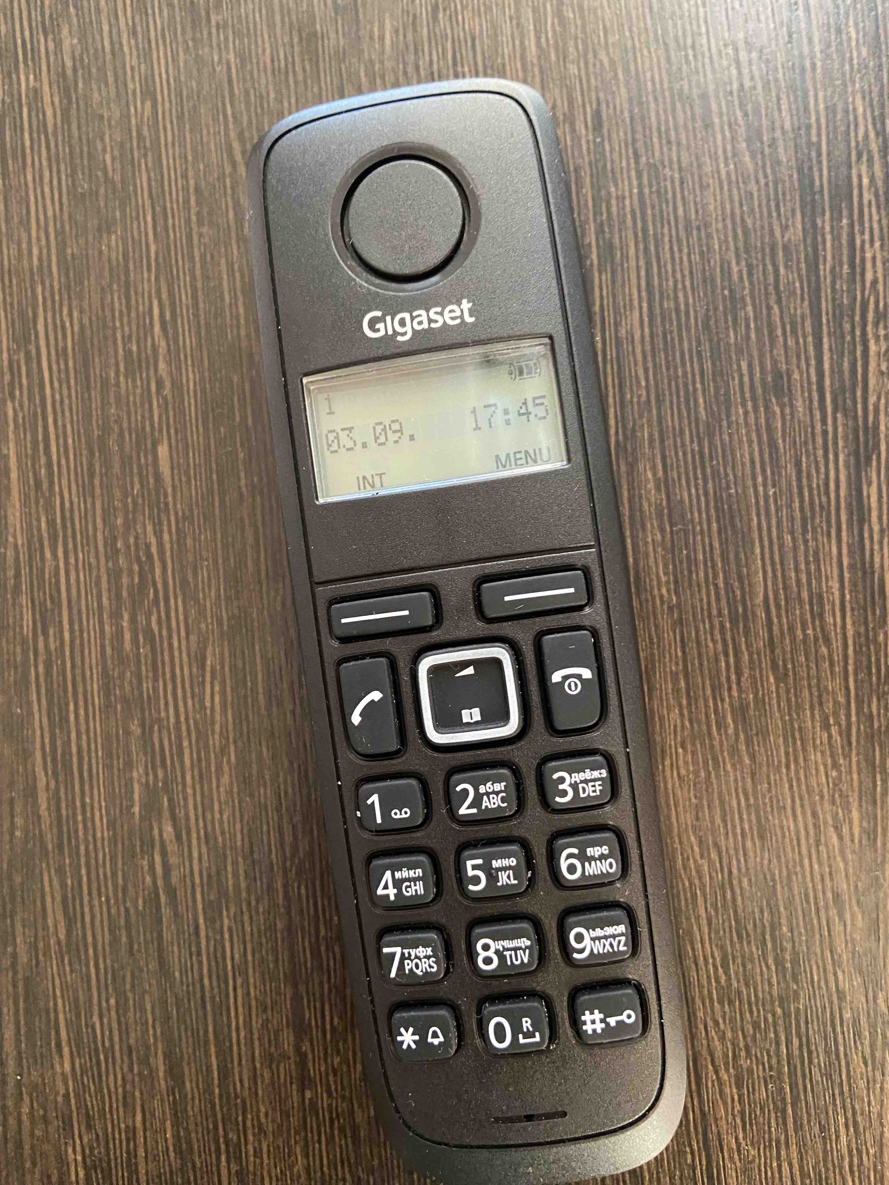 DECT телефон Gigaset A116 черный - отзывы покупателей на маркетплейсе  Мегамаркет | Артикул: 100000102135