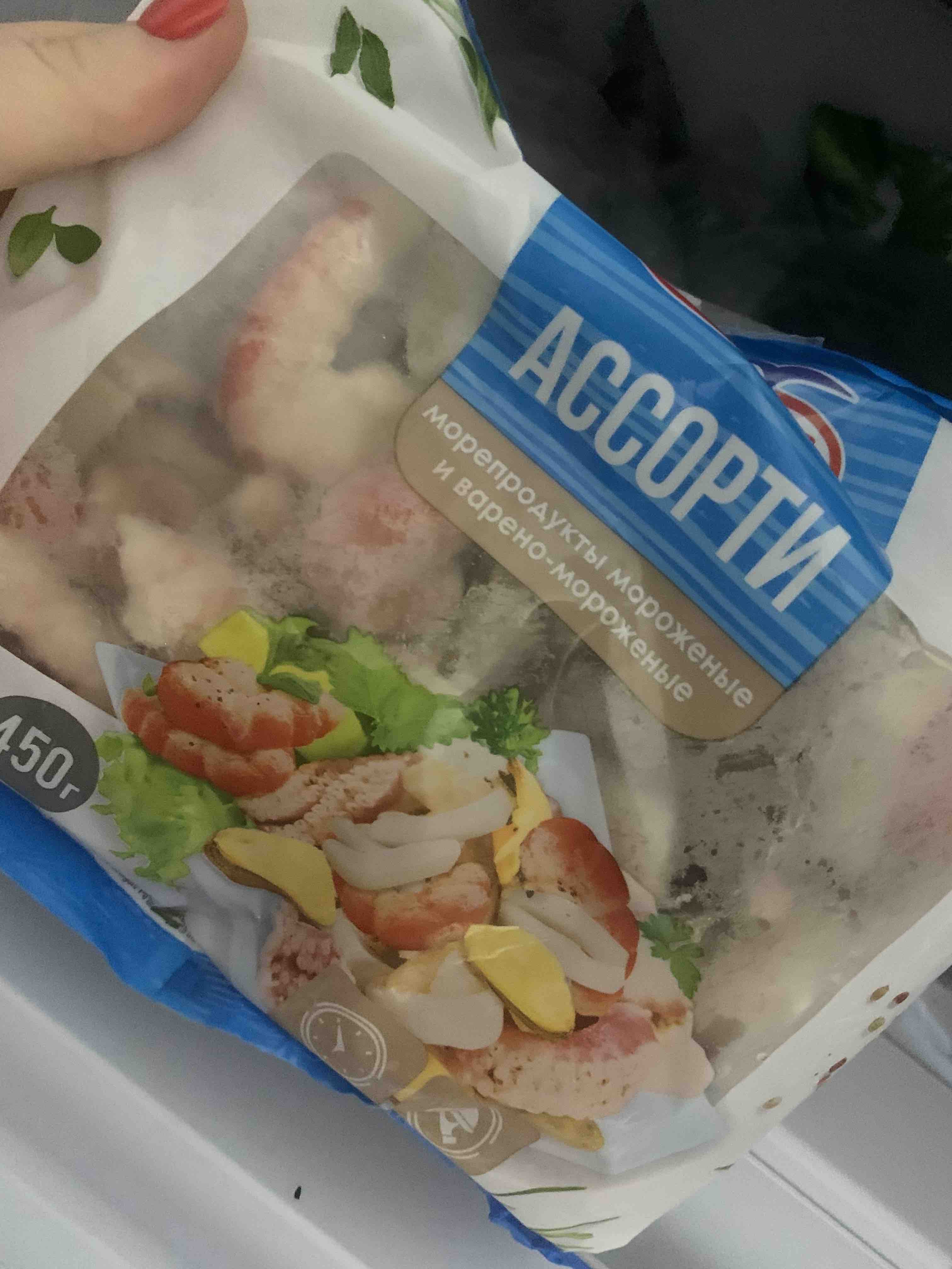 Купить ассорти из морепродуктов Vici свежемороженое из сурими 450 г, цены  на Мегамаркет | Артикул: 100028796103