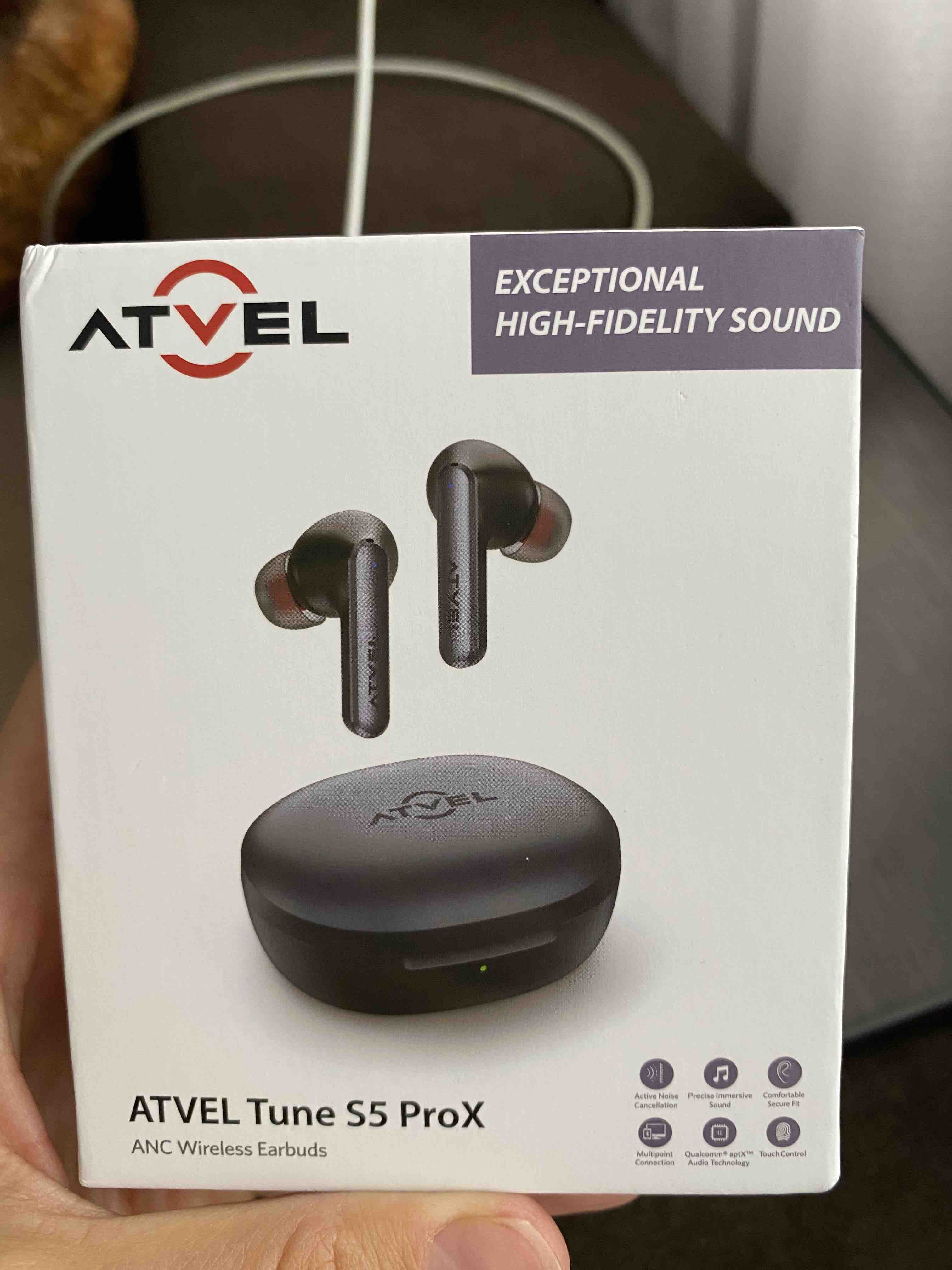 Беспроводные наушники Atvel Tune S5 ProX Grey (S5 ProX) - отзывы  покупателей на маркетплейсе Мегамаркет | Артикул: 600010708203