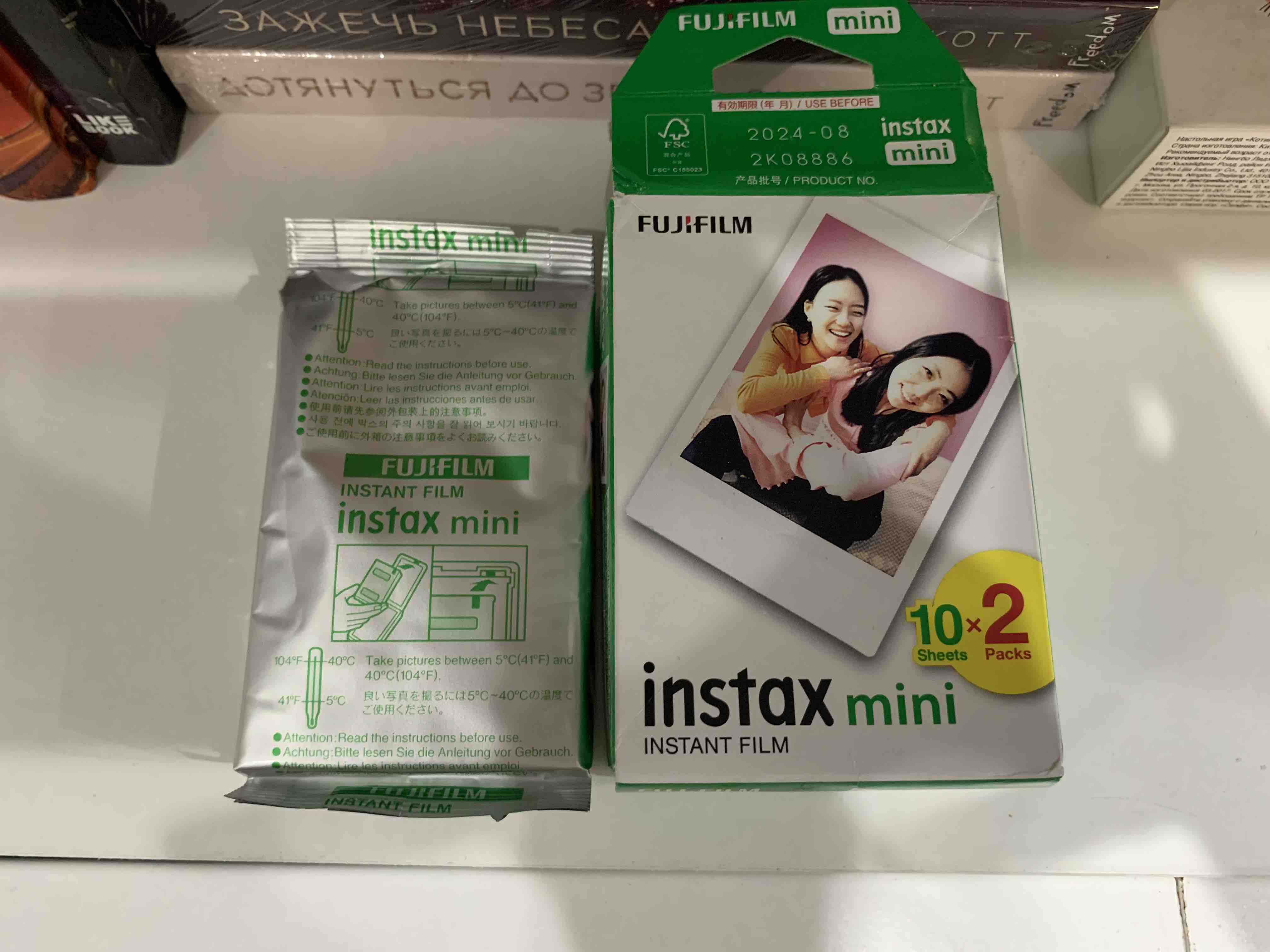 Картридж для фотоаппарата Fujifilm Colorfilm Instax Mini Glossy 10/2PK -  отзывы покупателей на маркетплейсе Мегамаркет | Артикул: 100000062518