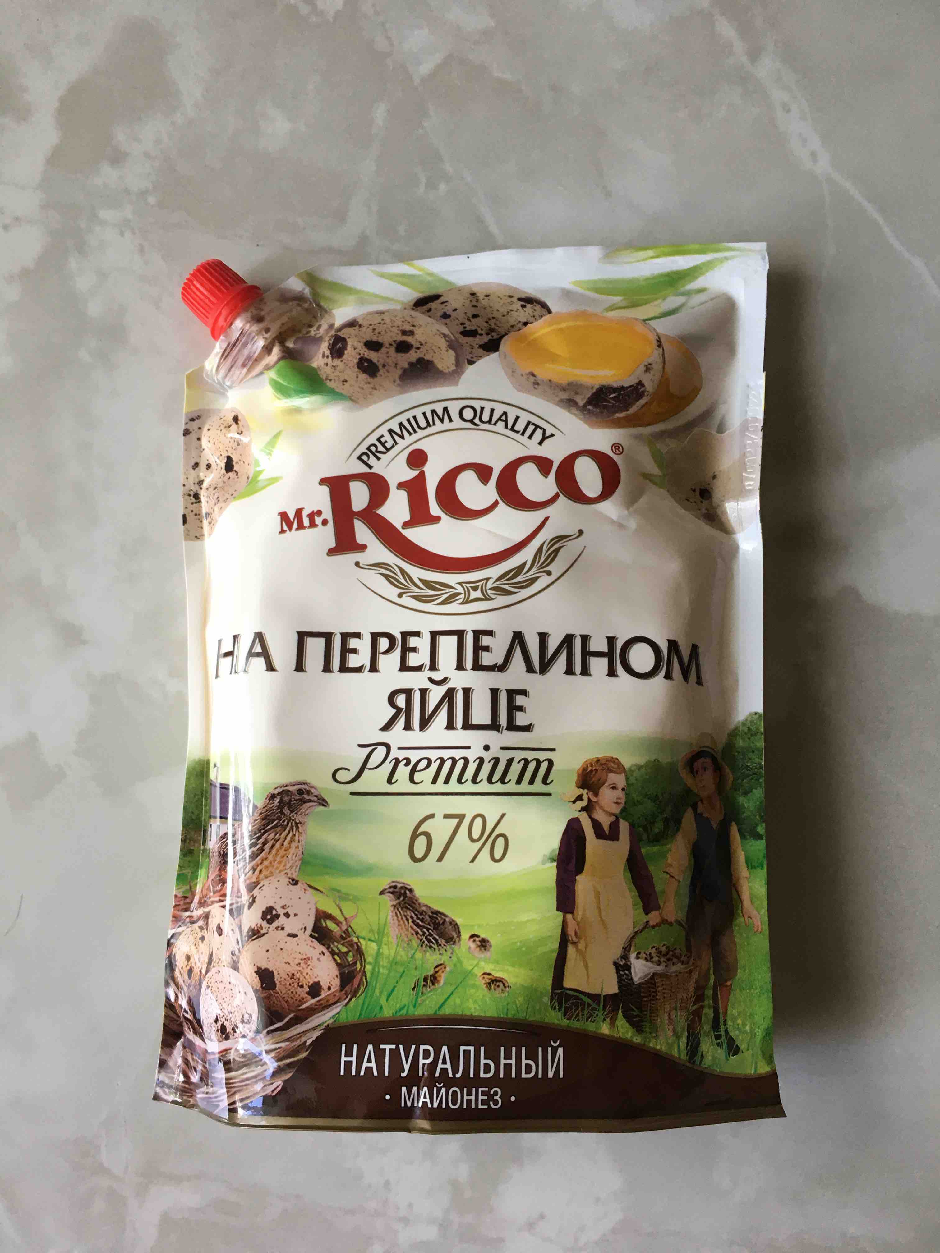 Майонез Mr.Ricco Organic на перепелином яйце 67%, 800 мл - отзывы  покупателей на маркетплейсе Мегамаркет | Артикул: 100027552575