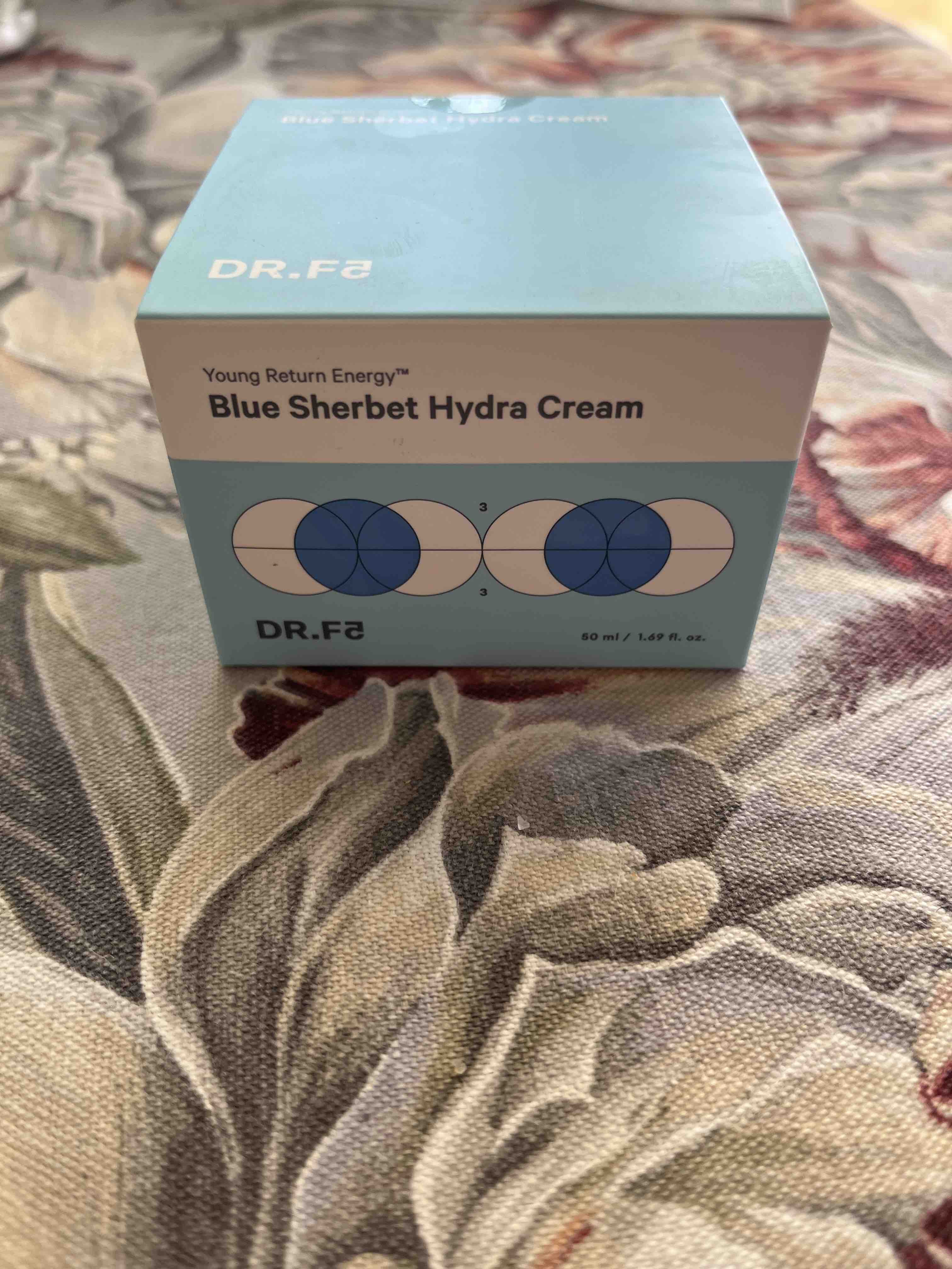 Крем-щербет для интенсивного увлажнения DR F5 Blue sherbet hydra cream -  отзывы покупателей на Мегамаркет | крем для лица 174395