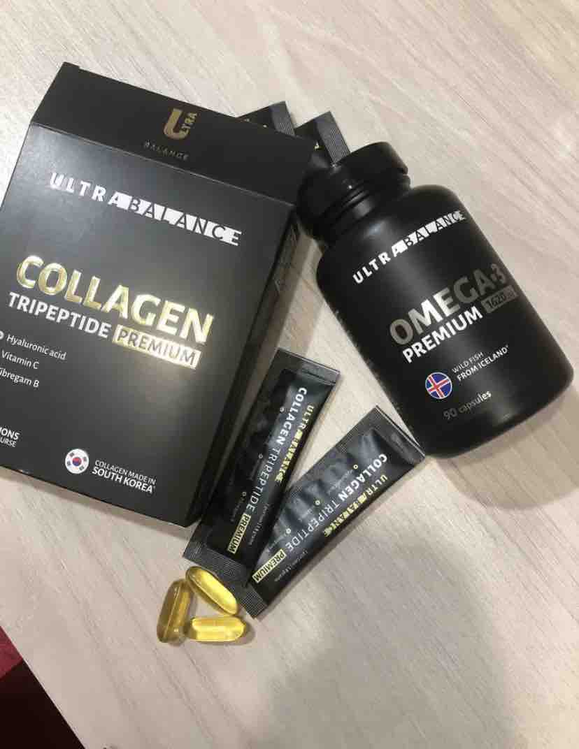 Комплекс витаминов Collagen Tripeptide Premium + Omega 3 Premium 30  пакетиков + 90 капсул - купить в интернет-магазинах, цены на Мегамаркет |  жирные кислоты VITCOMPLEX