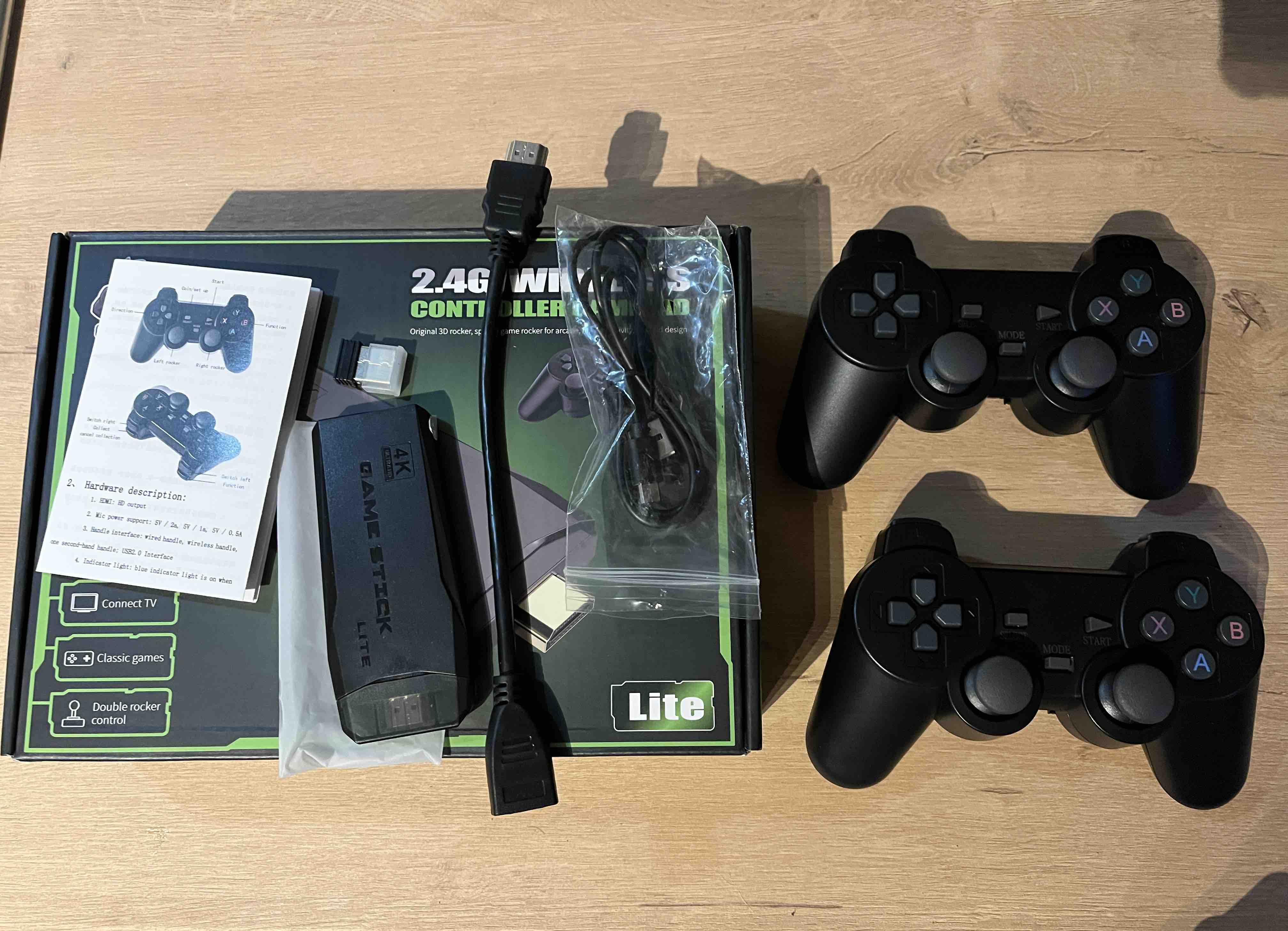 Портативная игровая приставка Apriori 2.4G Wireless Controllers Gamepad  64ГБ - отзывы покупателей на маркетплейсе Мегамаркет | Артикул: 600009048420