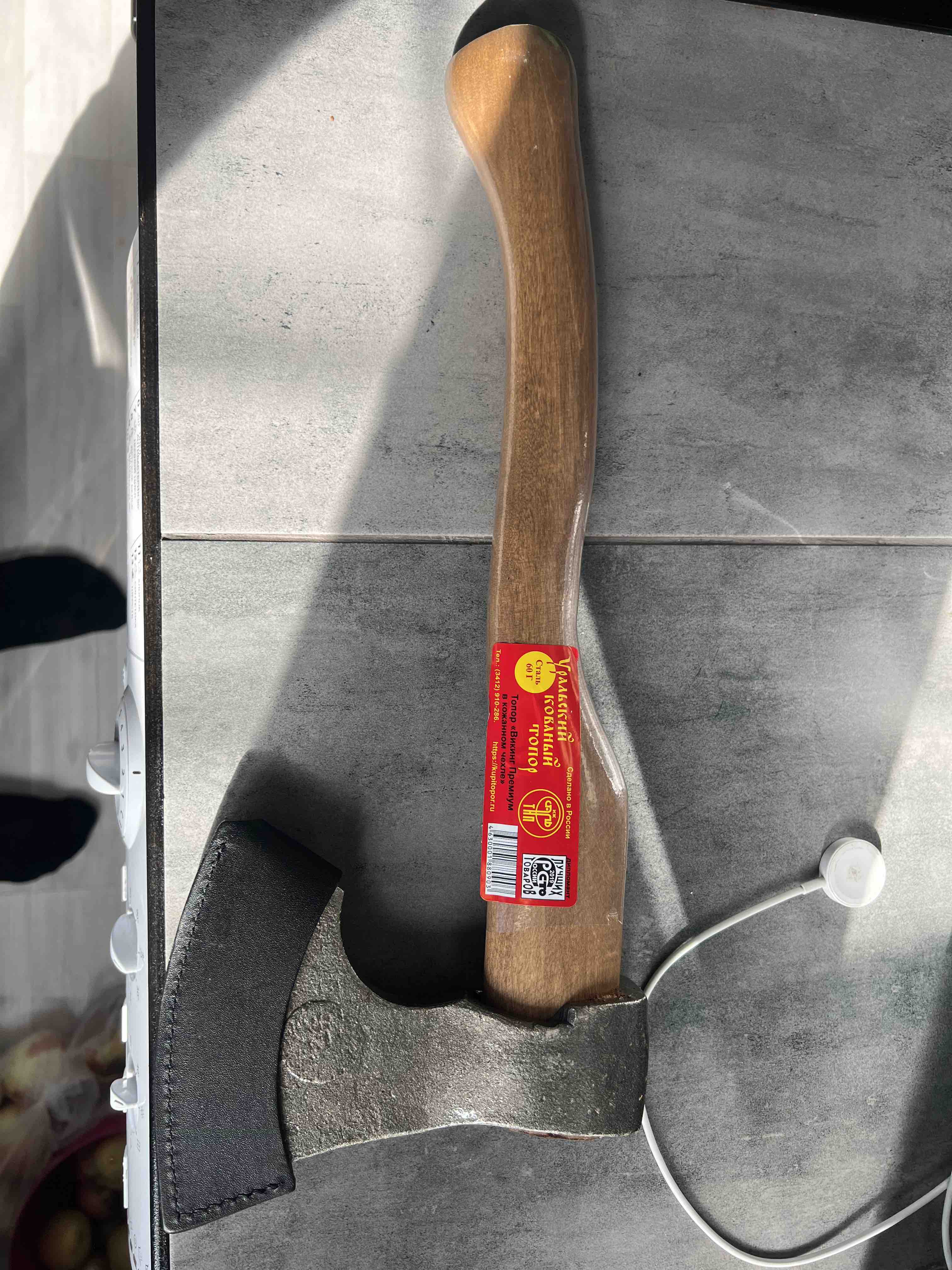 Кованый топор Ижсталь-ТНП Викинг-Премиум 650/950 г, деревянная рукоятка ...