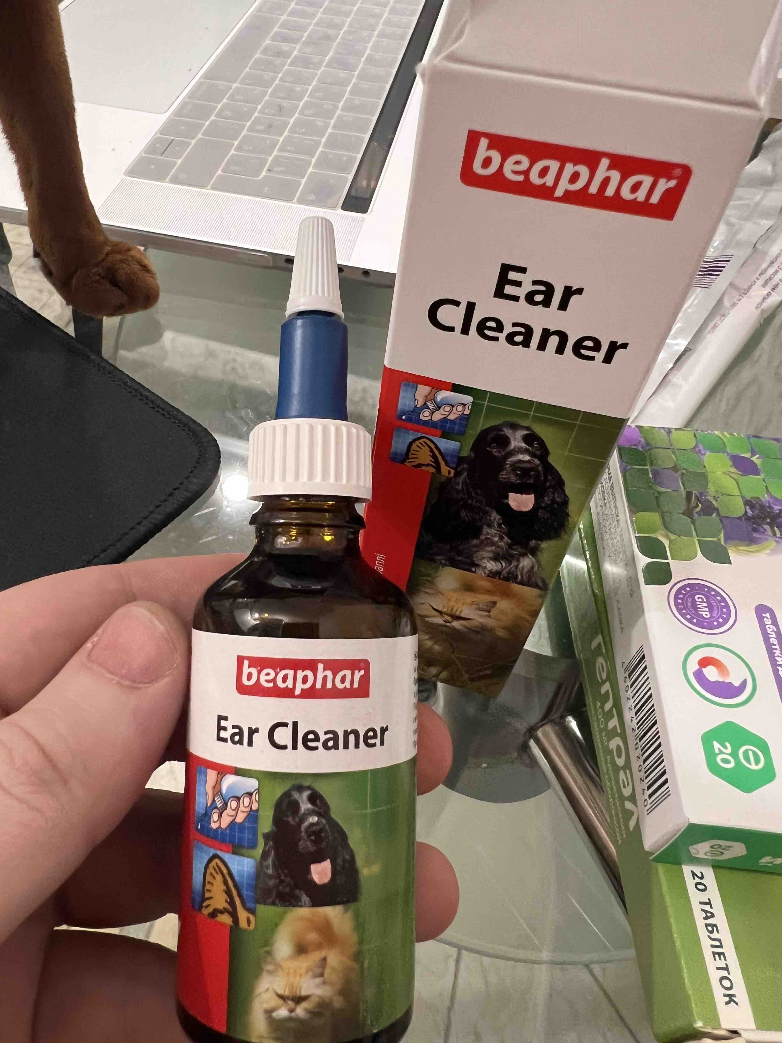 Лосьон для очищения ушей кошек и собак Beaphar Ear-Cleaner, 50 мл - отзывы  покупателей на маркетплейсе Мегамаркет | Артикул товара:100001281960