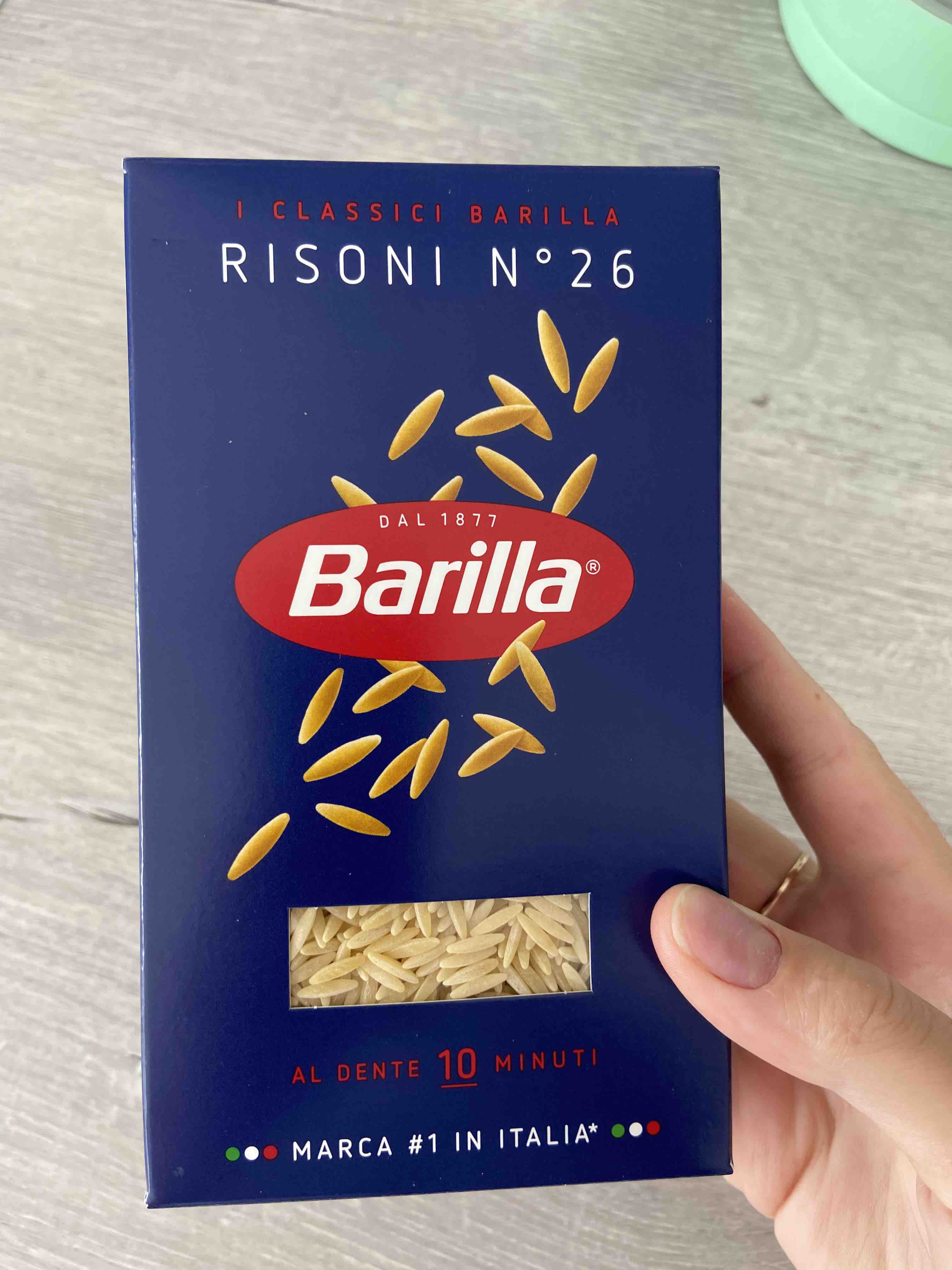 Купить макаронные изделия Barilla Risoni №26 450 г, цены на Мегамаркет |  Артикул: 100028814641