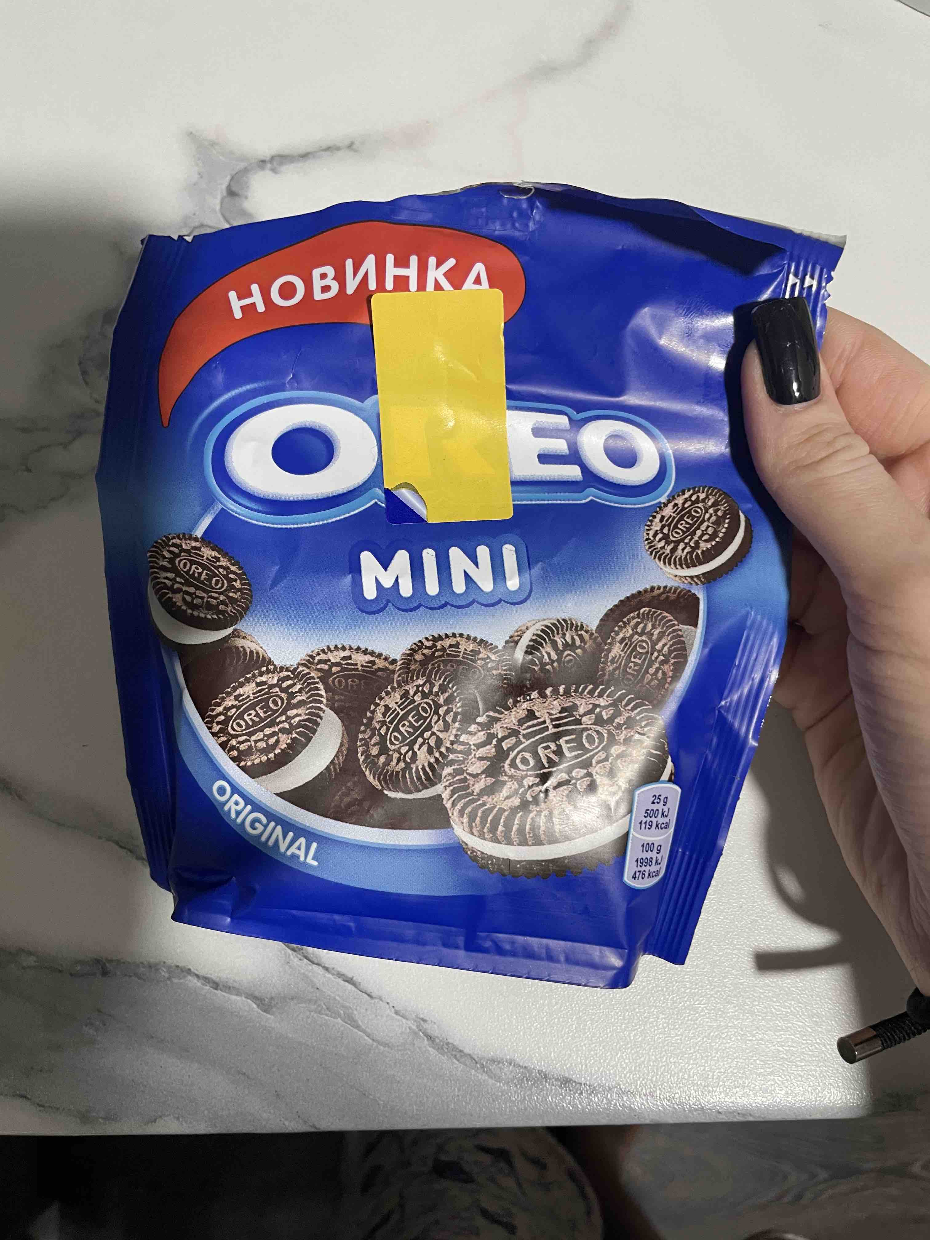 Печенье Oreo Mini с какао и ванильным вкусом 100г - отзывы покупателей на  маркетплейсе Мегамаркет | Артикул: 100028049721