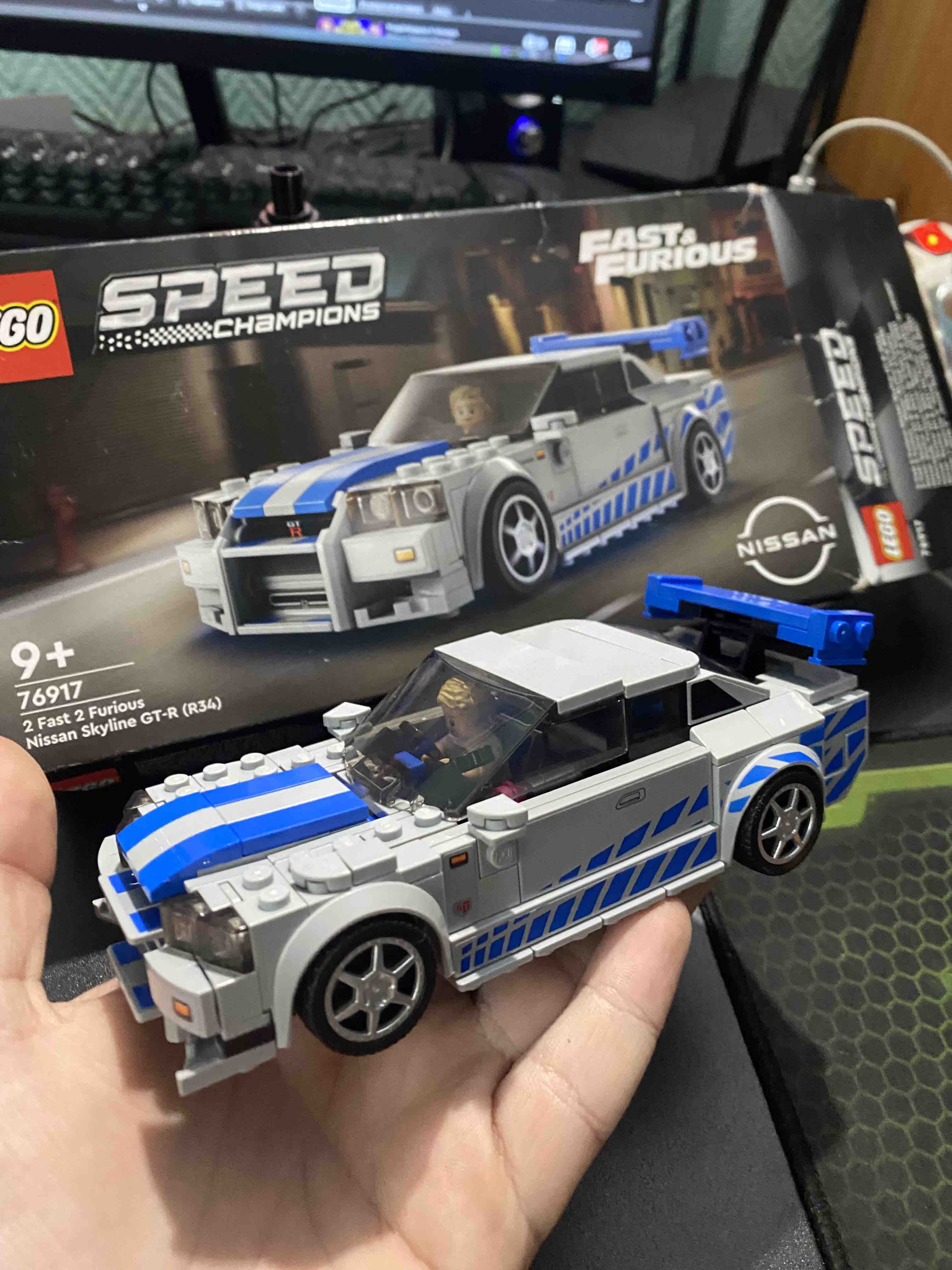 Конструктор детский LEGO Speed Champions,Автомобиль Skyline GT-R (R34), 319  деталей,76917 - купить в INNOFAMILY, цена на Мегамаркет