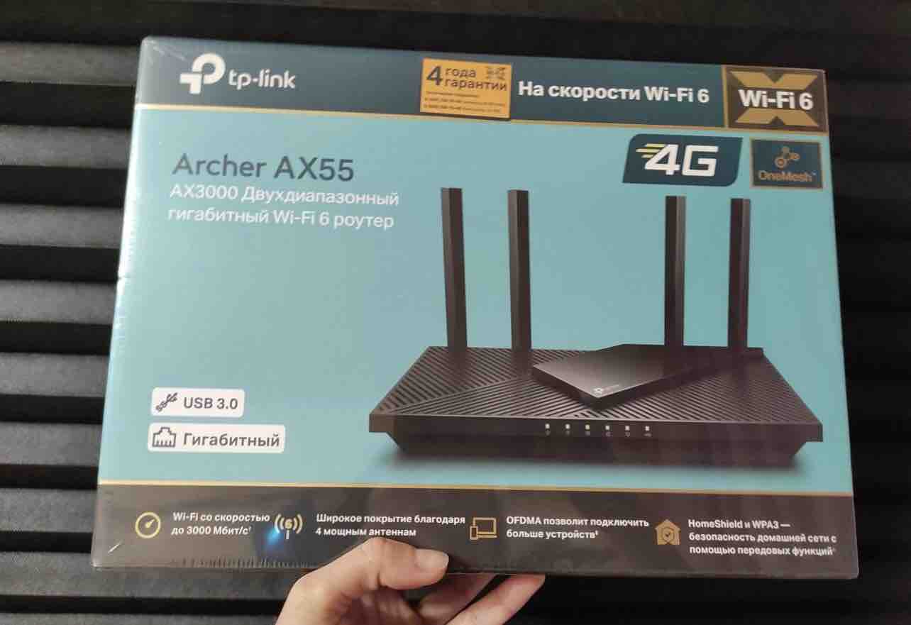 Роутер TP-Link Archer AX55 - отзывы покупателей на маркетплейсе Мегамаркет  | Артикул: 100029398799