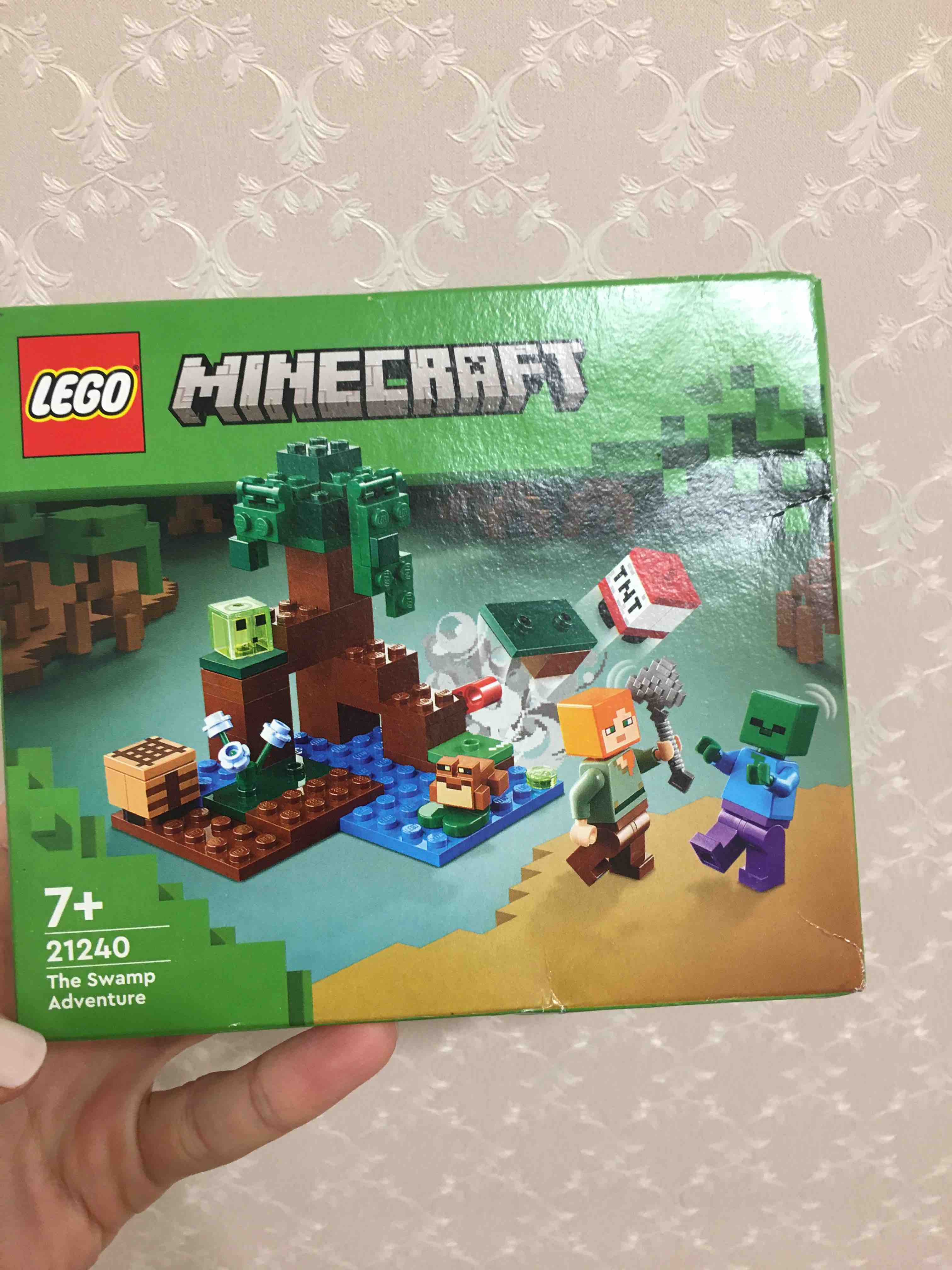 Отзывы о конструктор LEGO Minecraft Болотное приключение, 65 деталей, 21240  - отзывы покупателей на Мегамаркет | конструкторы LEGO 21240 - 600010695229