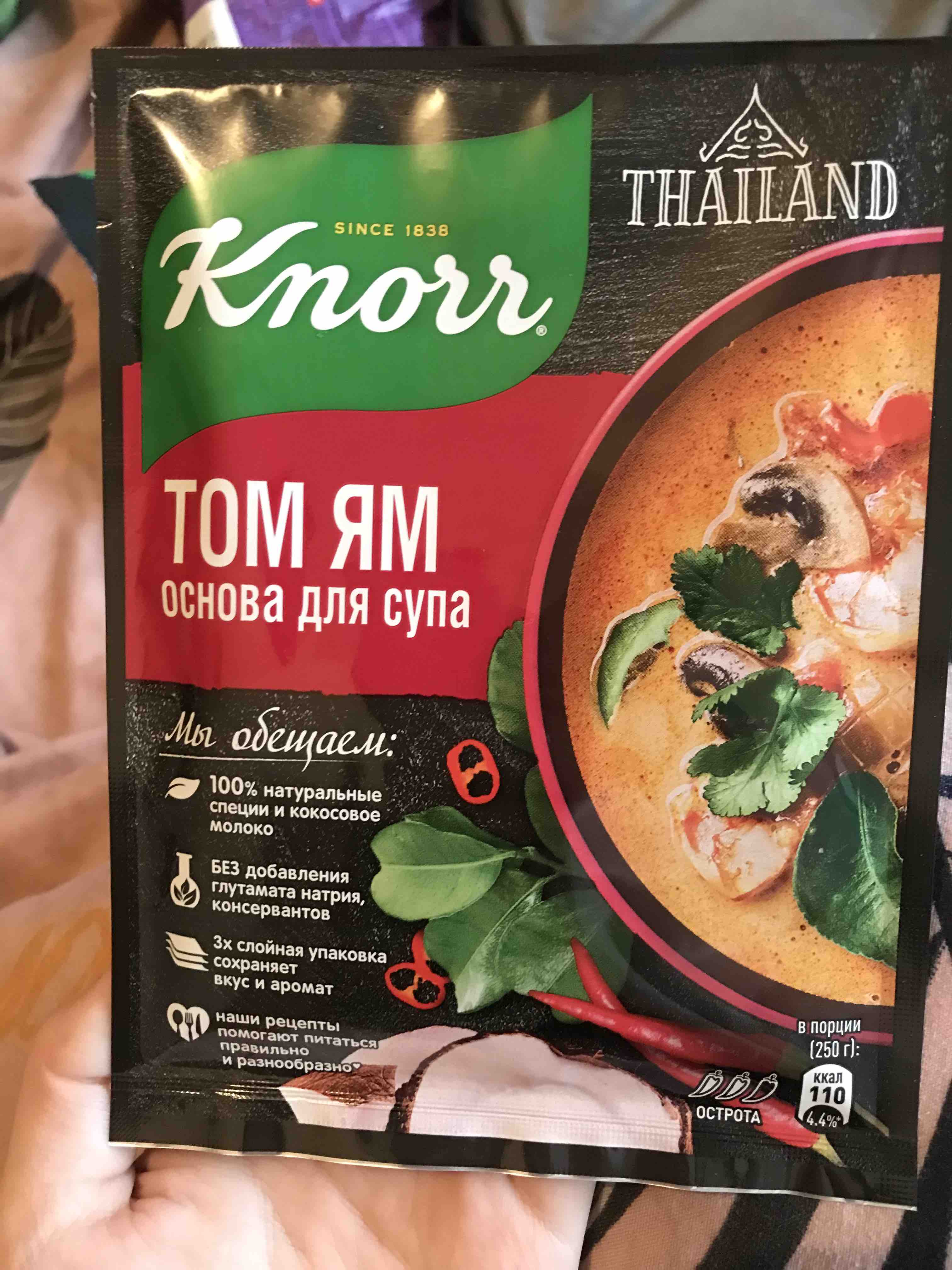 Основа для Супа Knorr Том Ям 31 гр - отзывы покупателей на маркетплейсе  Мегамаркет | Артикул: 100028800193