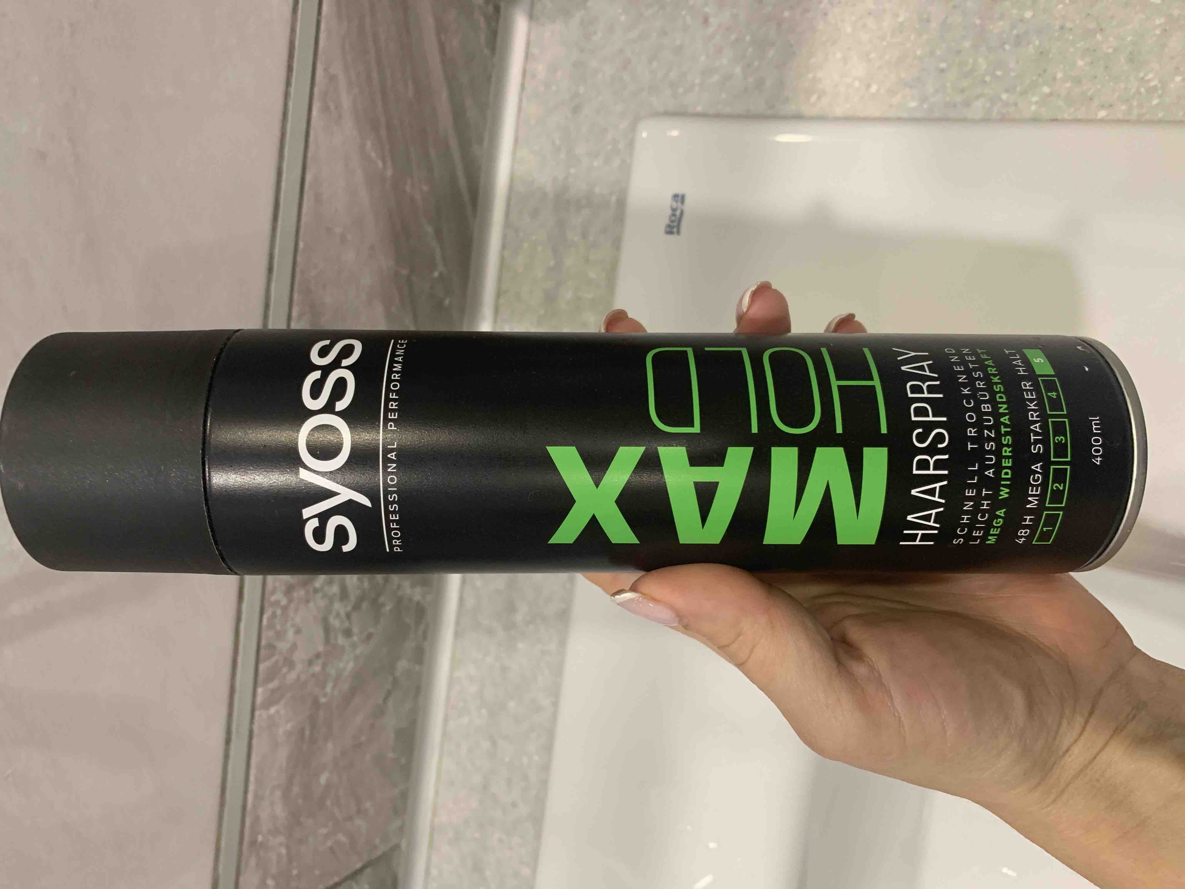 Отзыв пользователя Лак Syoss Max hold для всех типов волос мегафиксация 400 мл
