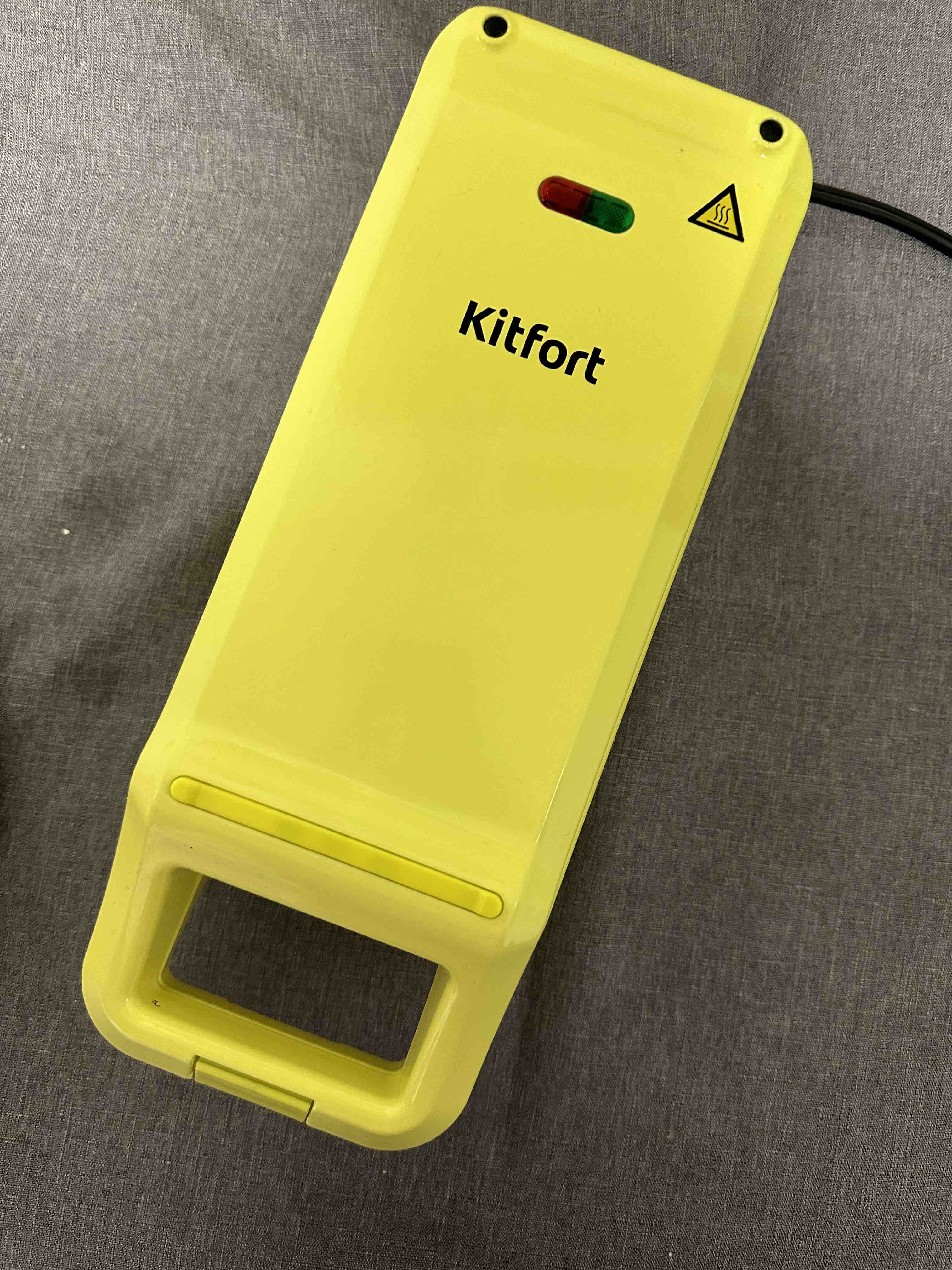 Электровафельница Kitfort KT-1611 Yellow - отзывы покупателей на  маркетплейсе Мегамаркет | Артикул: 100002527508